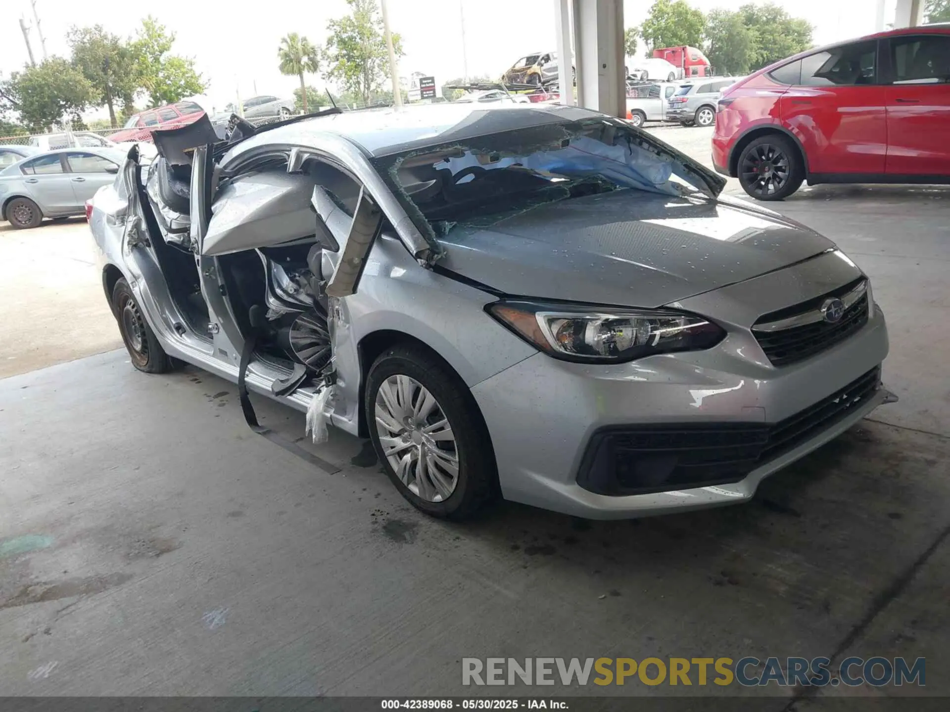 1 Photograph of a damaged car 4S3GKAB60N3602547 SUBARU IMPREZA 2022