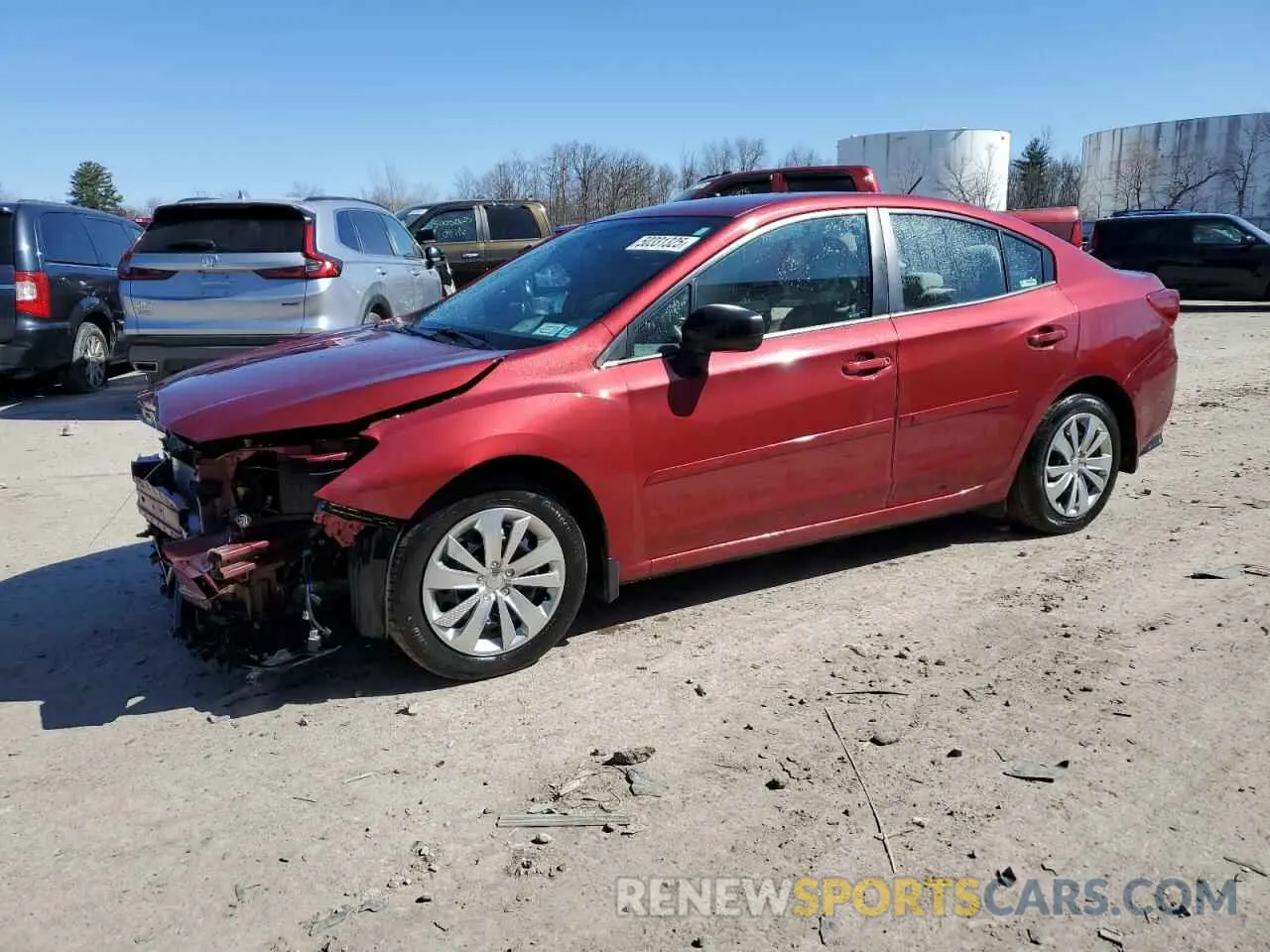 1 Photograph of a damaged car 4S3GKAB60N3604377 SUBARU IMPREZA 2022