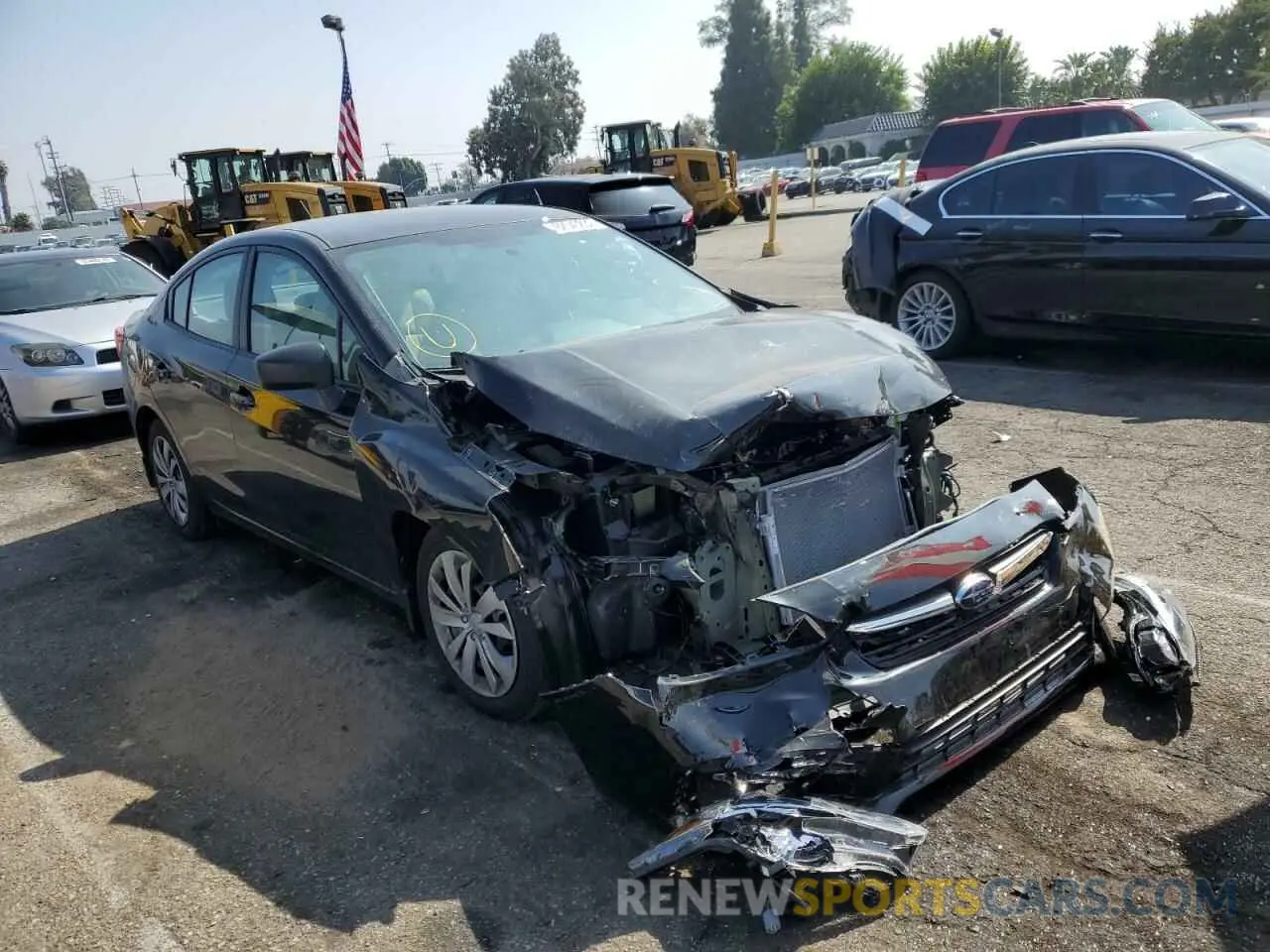 1 Photograph of a damaged car 4S3GKAB63N3604101 SUBARU IMPREZA 2022