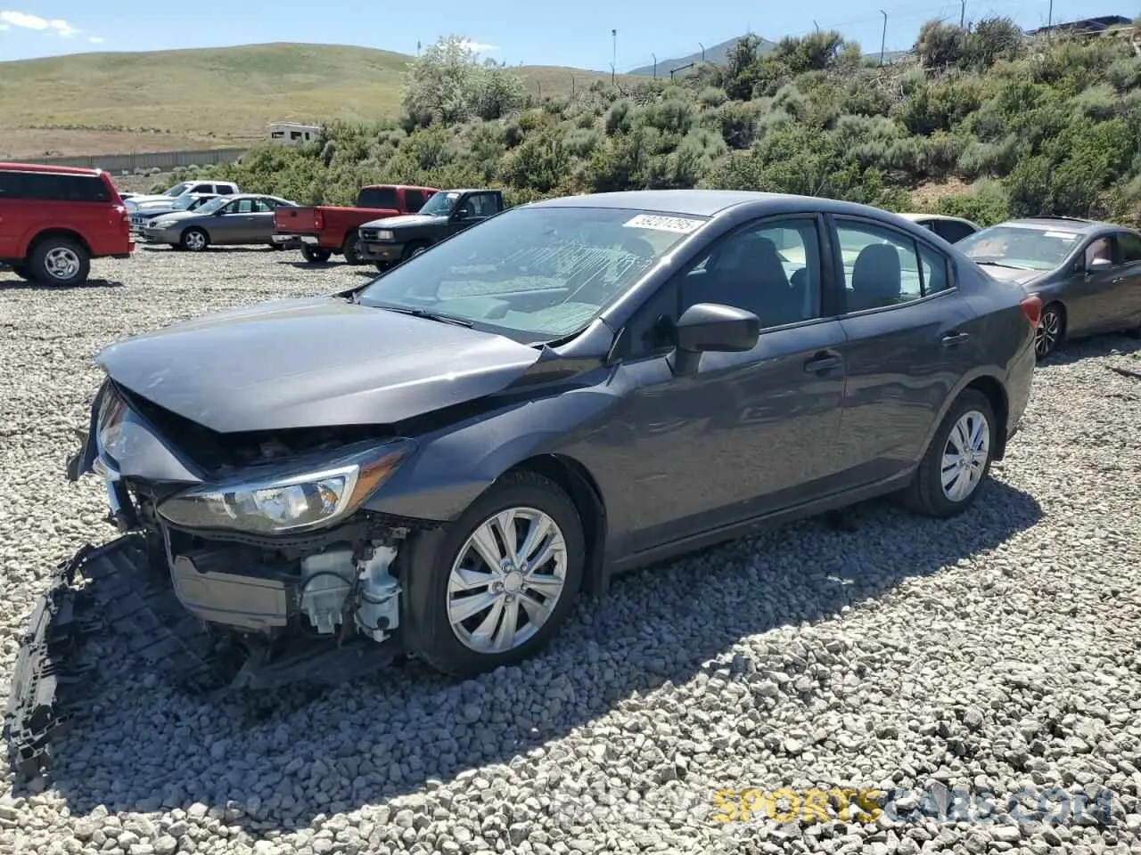 1 Photograph of a damaged car 4S3GKAB67N3604926 SUBARU IMPREZA 2022