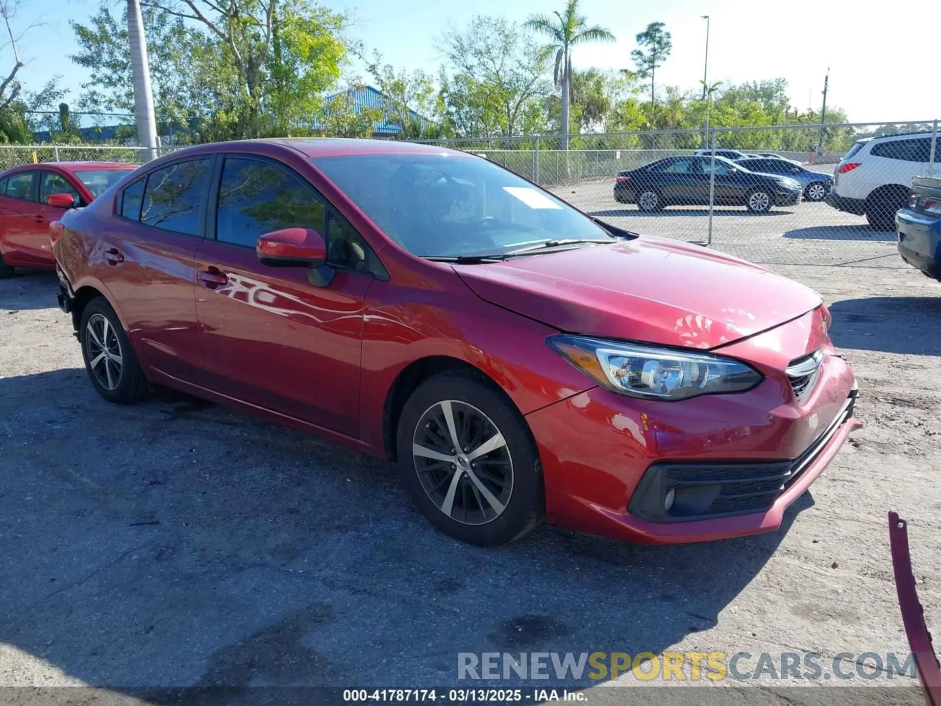 1 Photograph of a damaged car 4S3GKAD63N3606055 SUBARU IMPREZA 2022