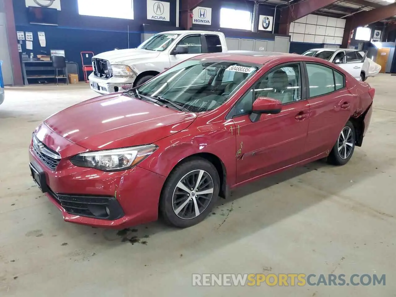 1 Photograph of a damaged car 4S3GKAD65N3603318 SUBARU IMPREZA 2022