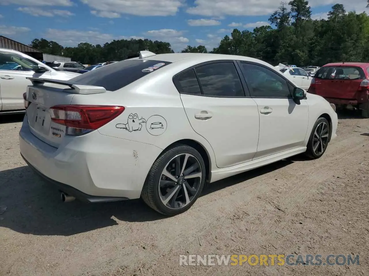3 Photograph of a damaged car 4S3GKAM62N3604202 SUBARU IMPREZA 2022