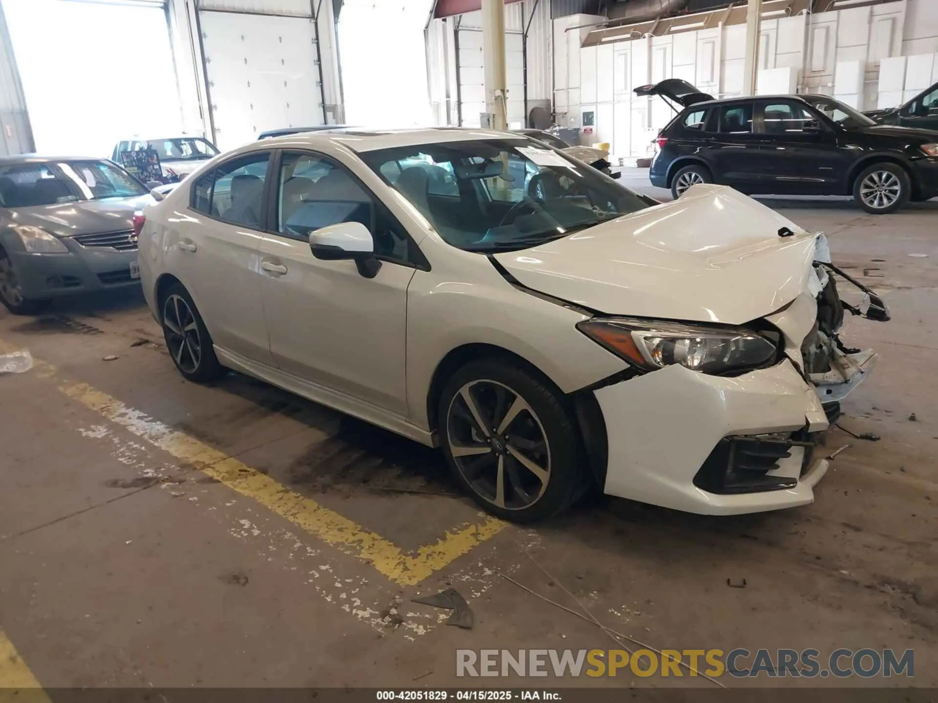 1 Photograph of a damaged car 4S3GKAM67N3604213 SUBARU IMPREZA 2022