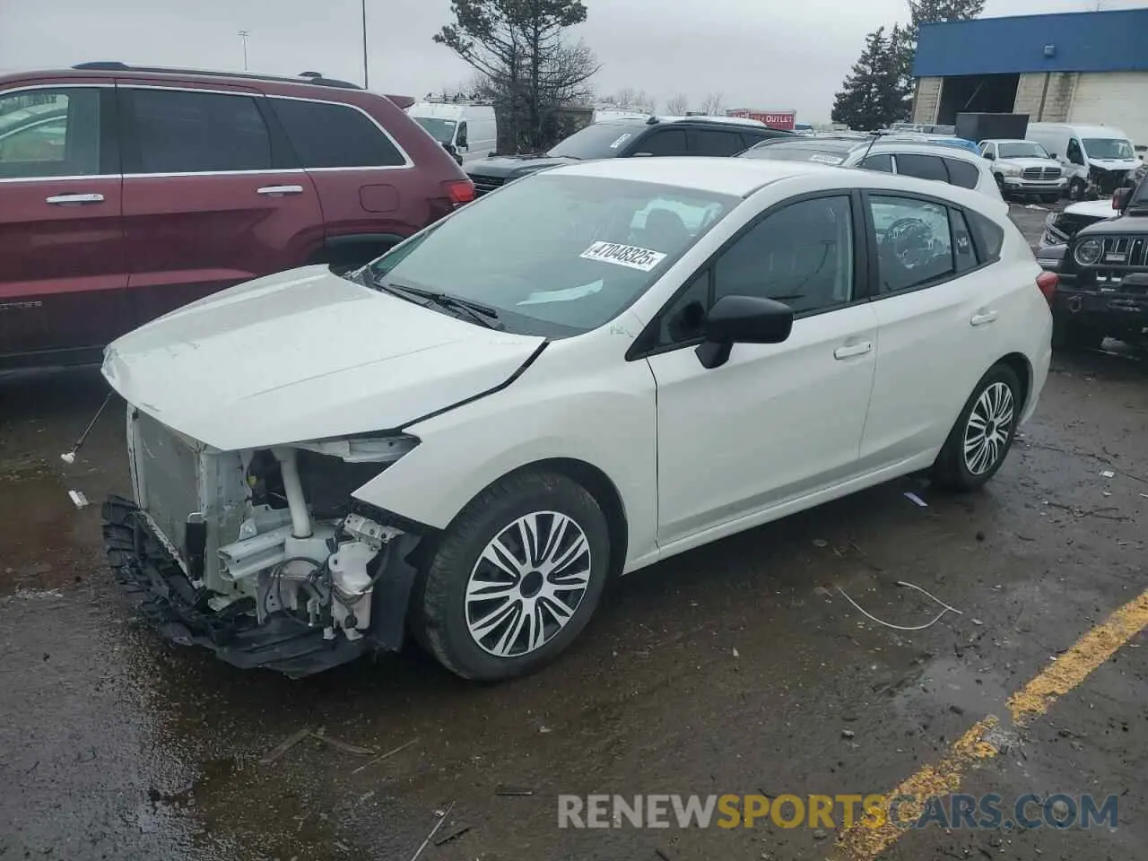 1 Photograph of a damaged car 4S3GTAB62N3719026 SUBARU IMPREZA 2022
