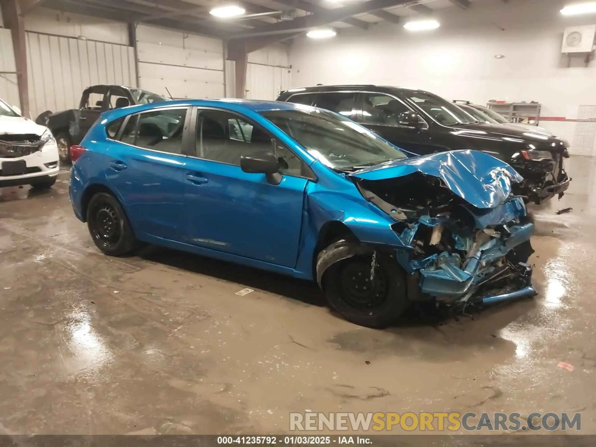 1 Photograph of a damaged car 4S3GTAB62N3724811 SUBARU IMPREZA 2022