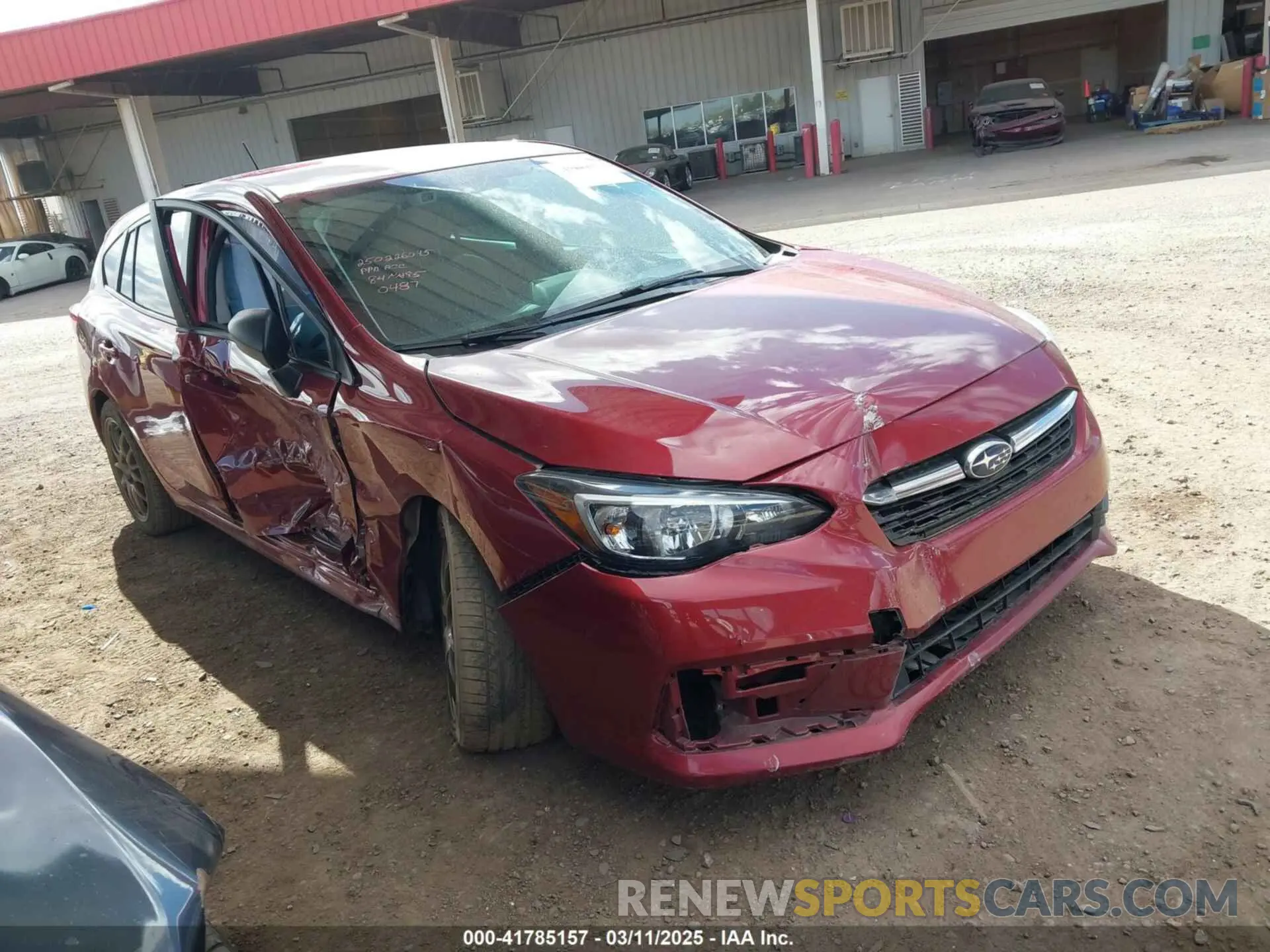 1 Photograph of a damaged car 4S3GTAB64N3710487 SUBARU IMPREZA 2022