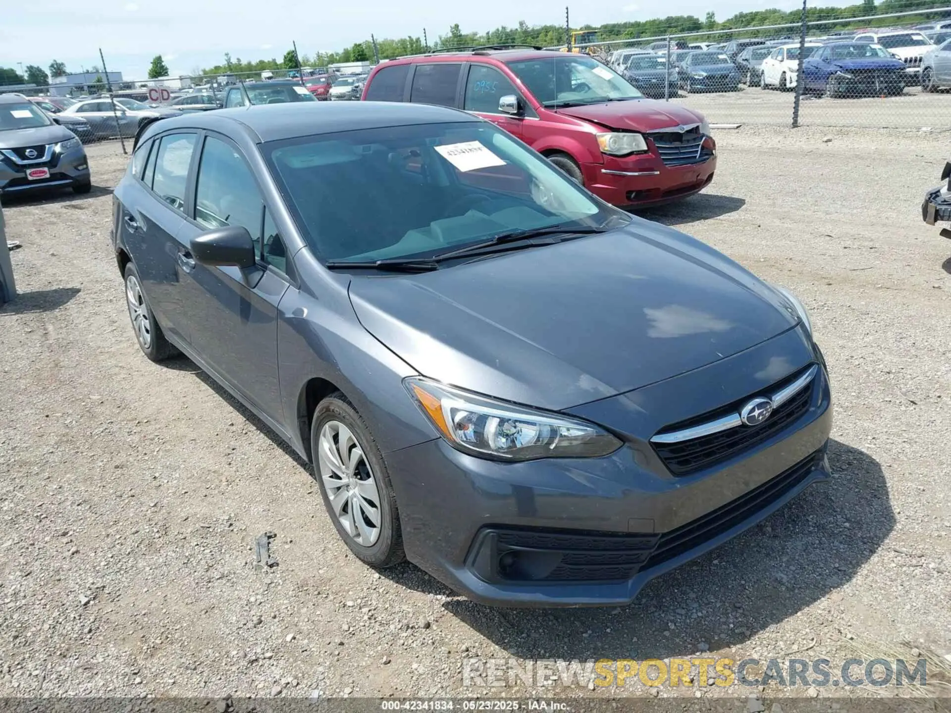 1 Photograph of a damaged car 4S3GTAB69N3701963 SUBARU IMPREZA 2022