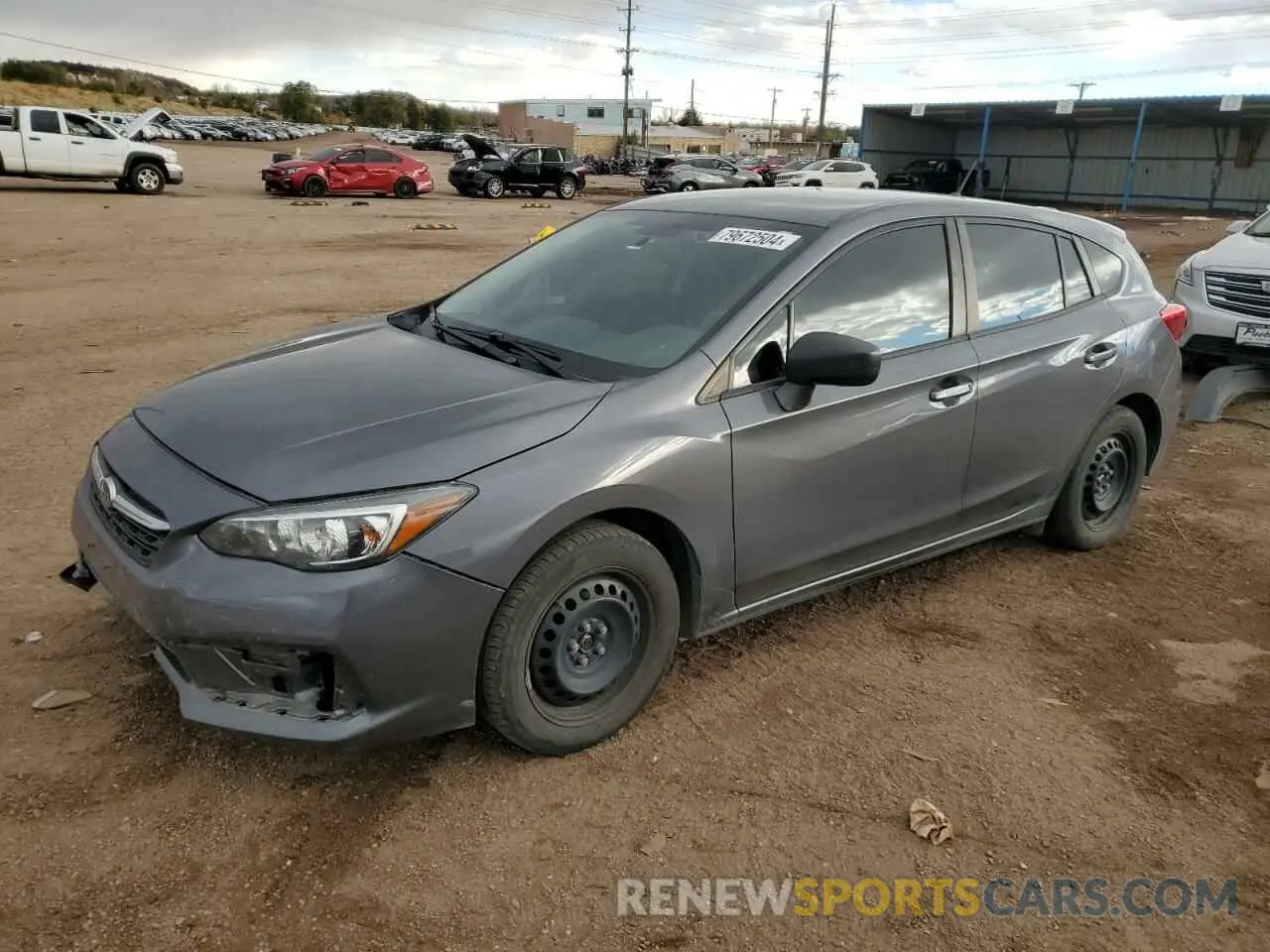 1 Photograph of a damaged car 4S3GTAB69N3702420 SUBARU IMPREZA 2022