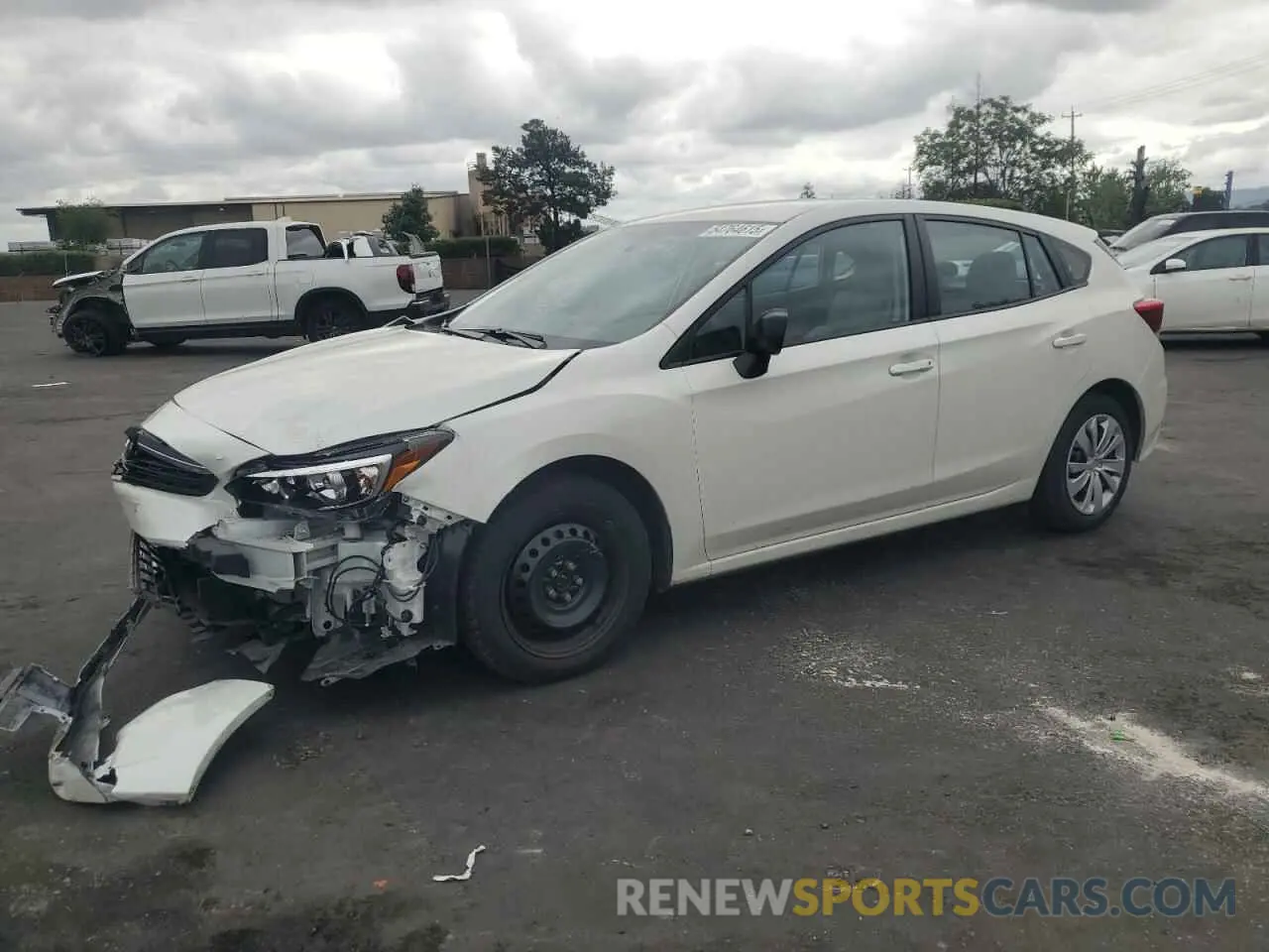 1 Photograph of a damaged car 4S3GTAB69N3712784 SUBARU IMPREZA 2022