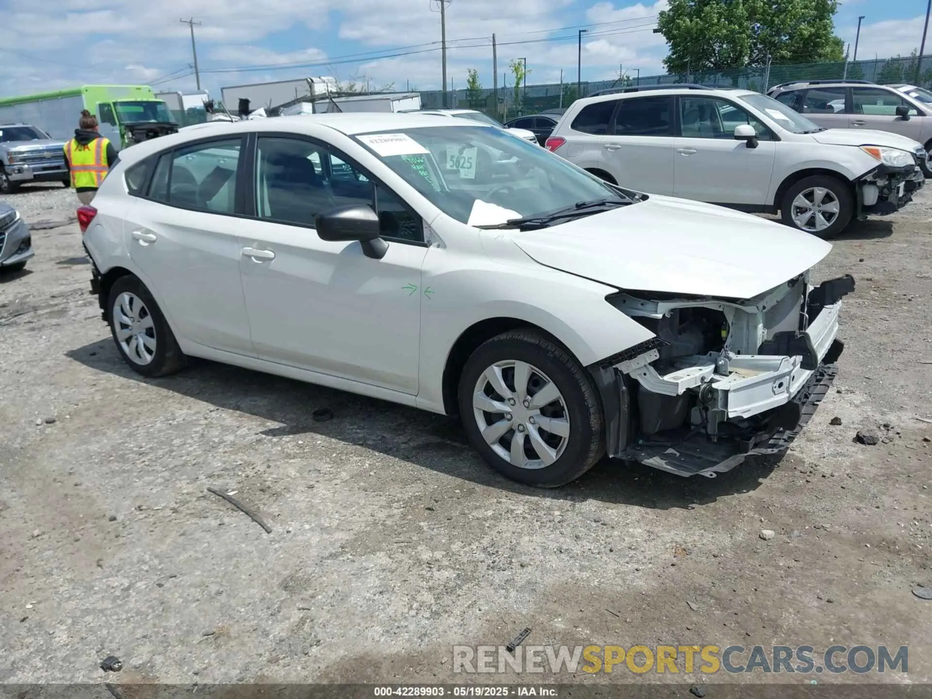 1 Photograph of a damaged car 4S3GTAB6XN3710395 SUBARU IMPREZA 2022