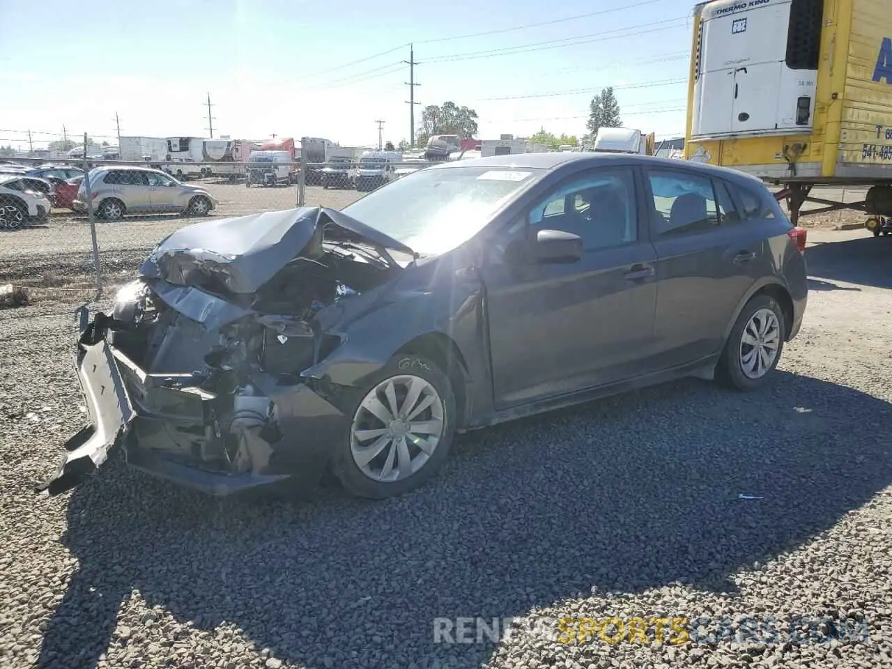 1 Photograph of a damaged car 4S3GTAB6XN3717640 SUBARU IMPREZA 2022
