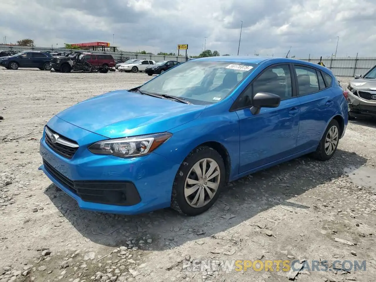 1 Photograph of a damaged car 4S3GTAB6XN3726483 SUBARU IMPREZA 2022