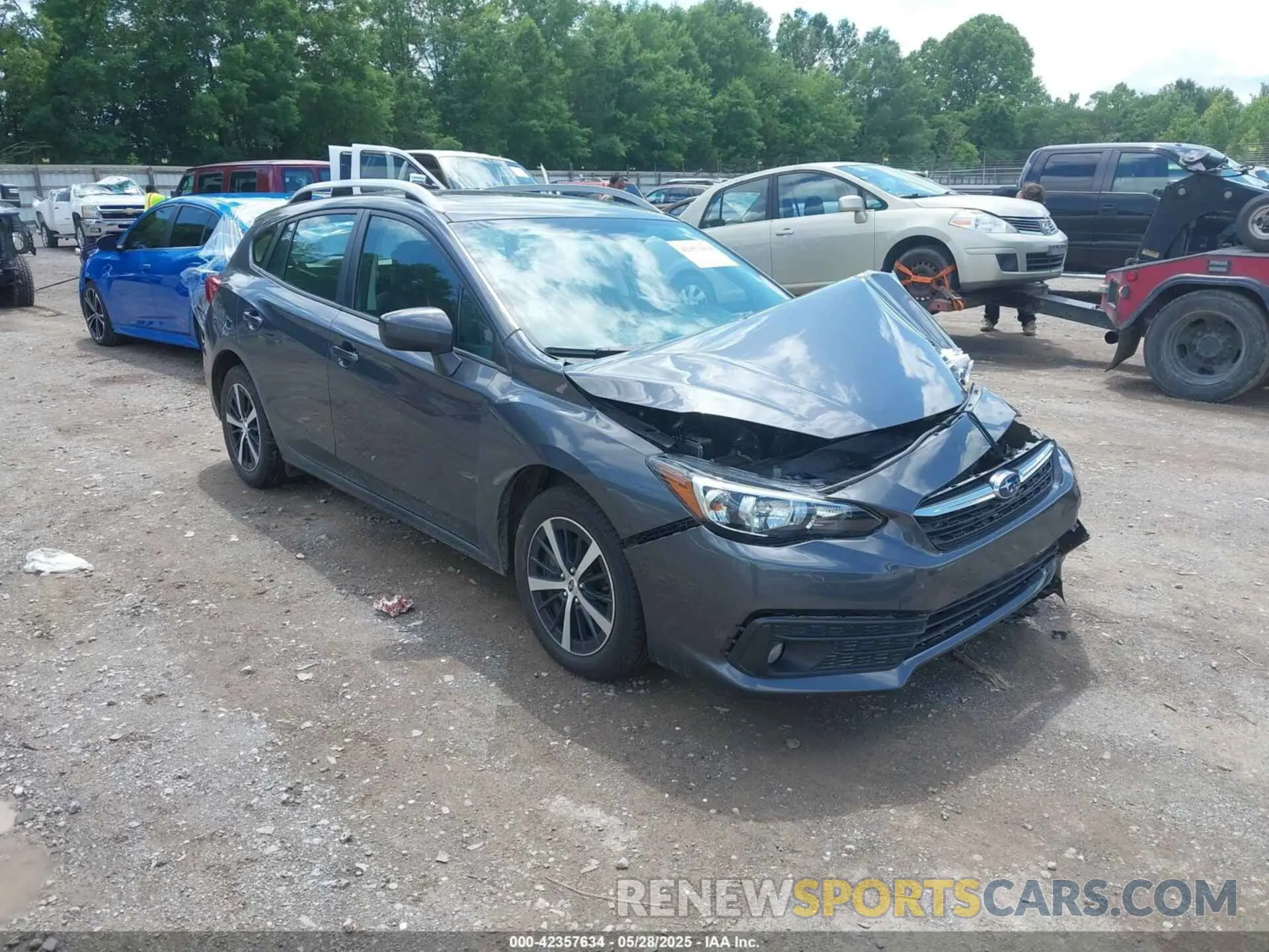 1 Photograph of a damaged car 4S3GTAD65N3714450 SUBARU IMPREZA 2022