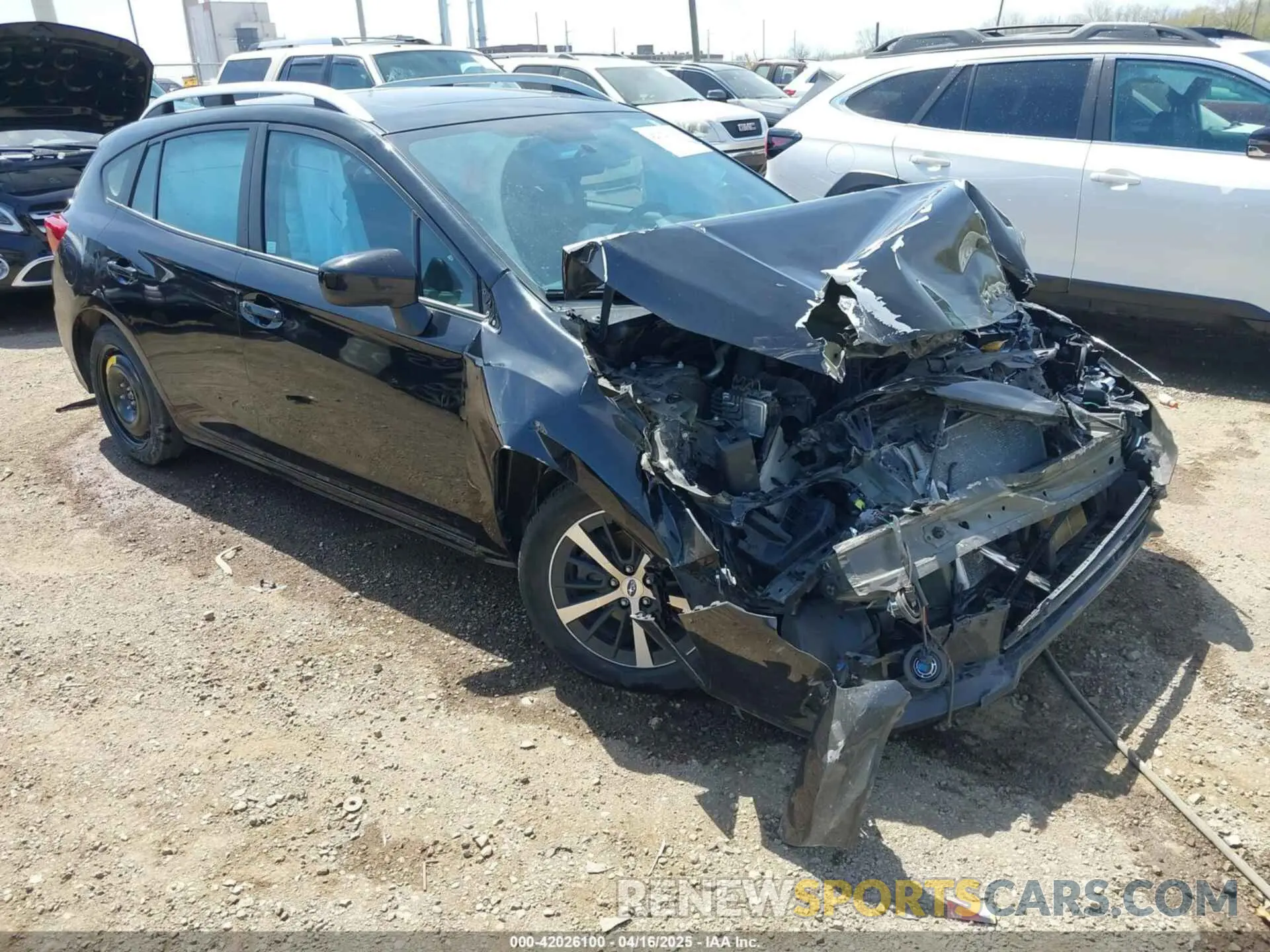 1 Photograph of a damaged car 4S3GTAD68N3727547 SUBARU IMPREZA 2022