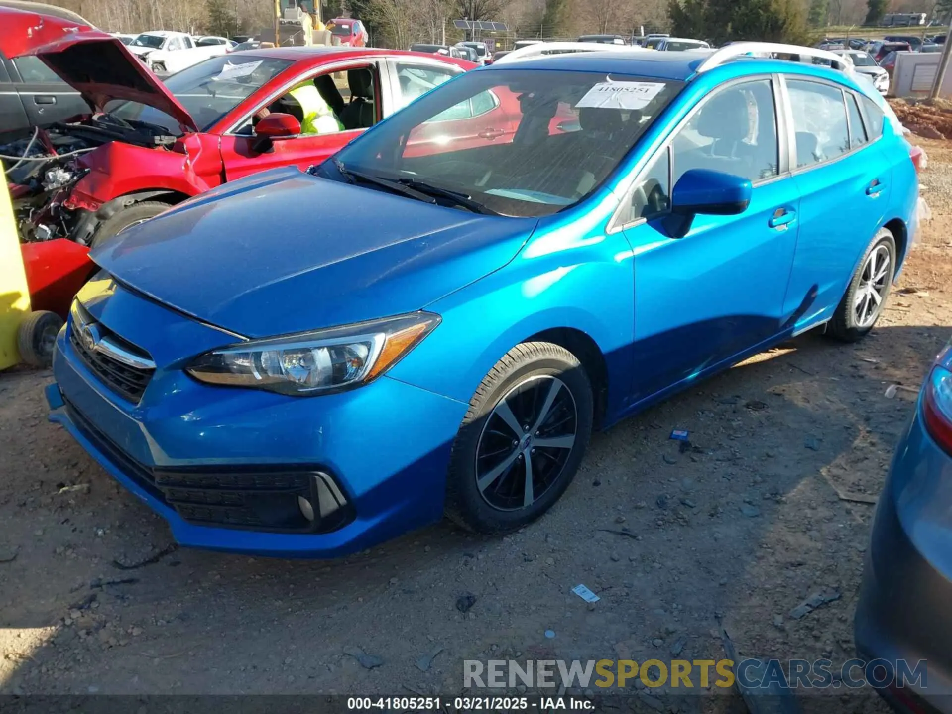 2 Photograph of a damaged car 4S3GTAD6XN3705596 SUBARU IMPREZA 2022