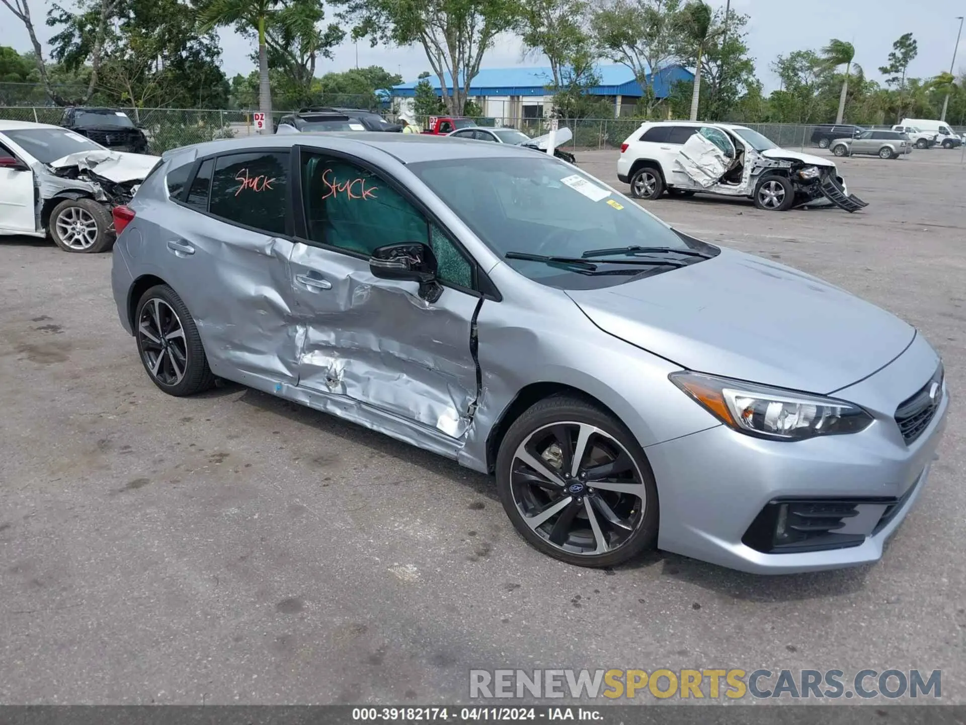 1 Photograph of a damaged car 4S3GTAL62N3725682 SUBARU IMPREZA 2022