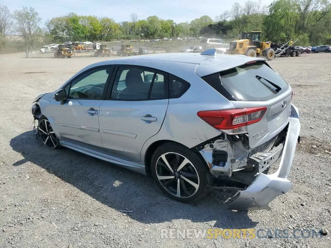 2 Photograph of a damaged car 4S3GTAL6XN3701422 SUBARU IMPREZA 2022