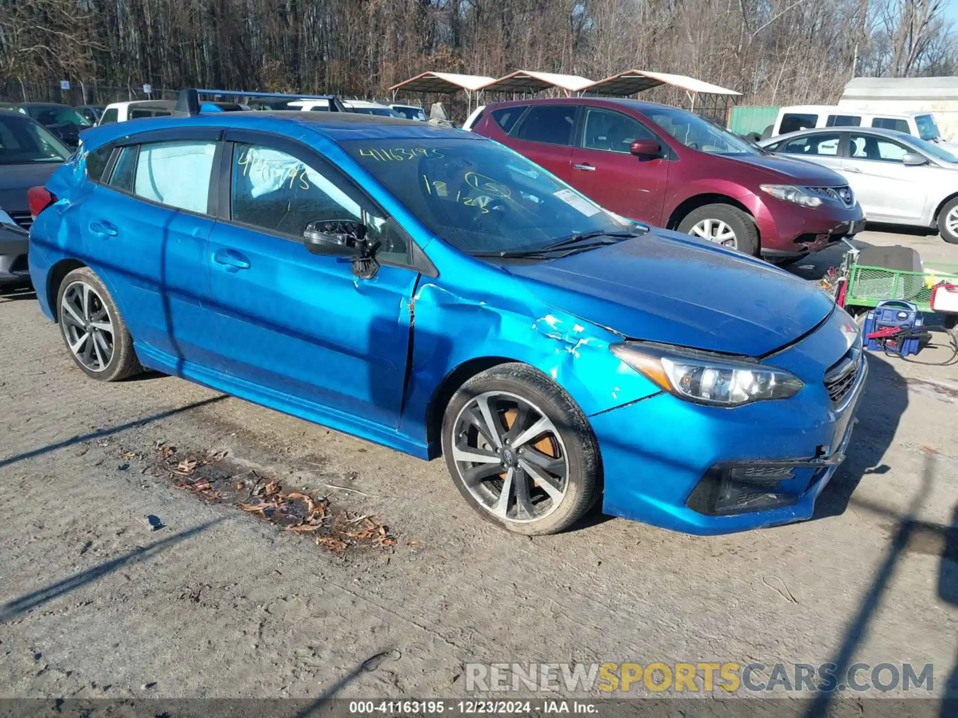 1 Photograph of a damaged car 4S3GTAM61N3718124 SUBARU IMPREZA 2022