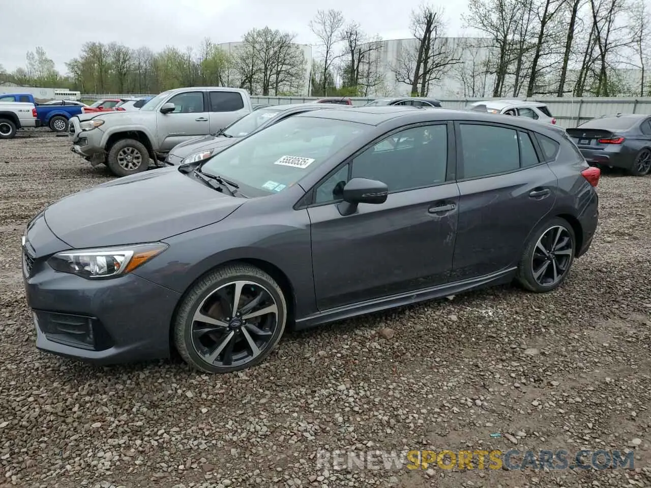 1 Photograph of a damaged car 4S3GTAM61N3728121 SUBARU IMPREZA 2022