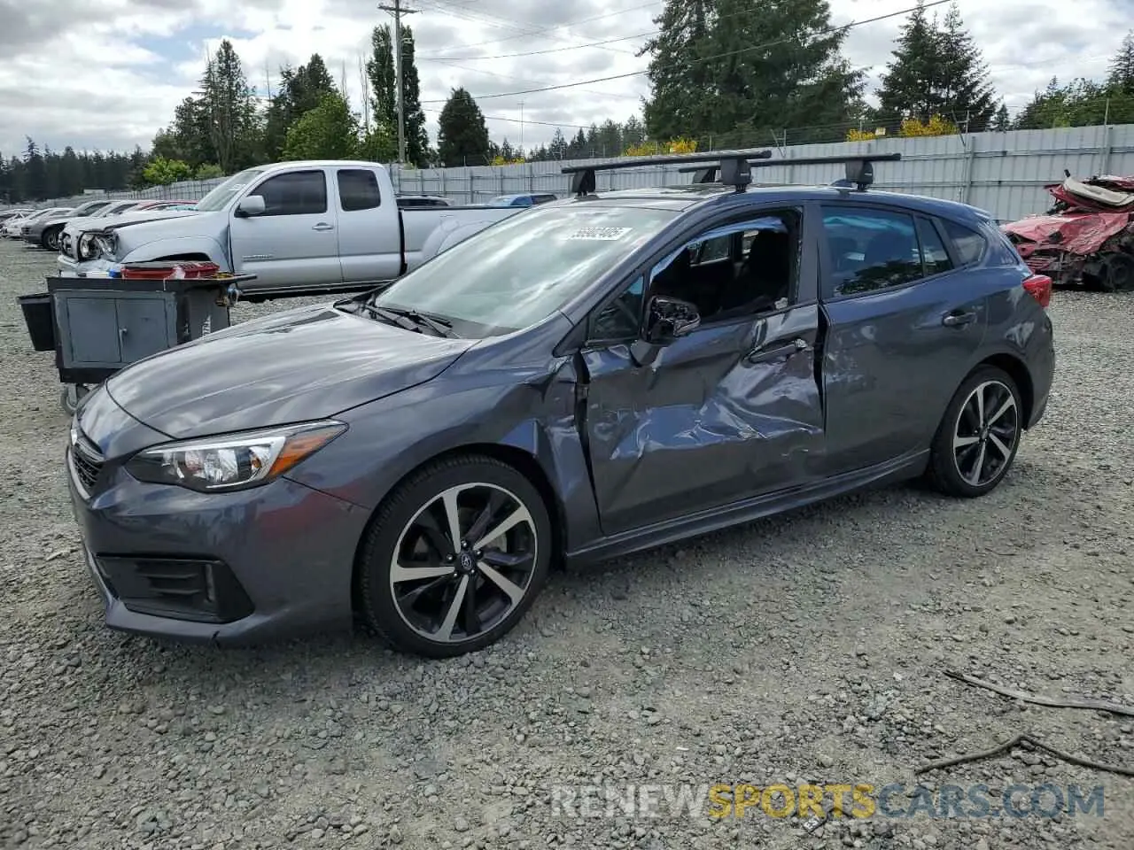 1 Photograph of a damaged car 4S3GTAM6XN3716999 SUBARU IMPREZA 2022
