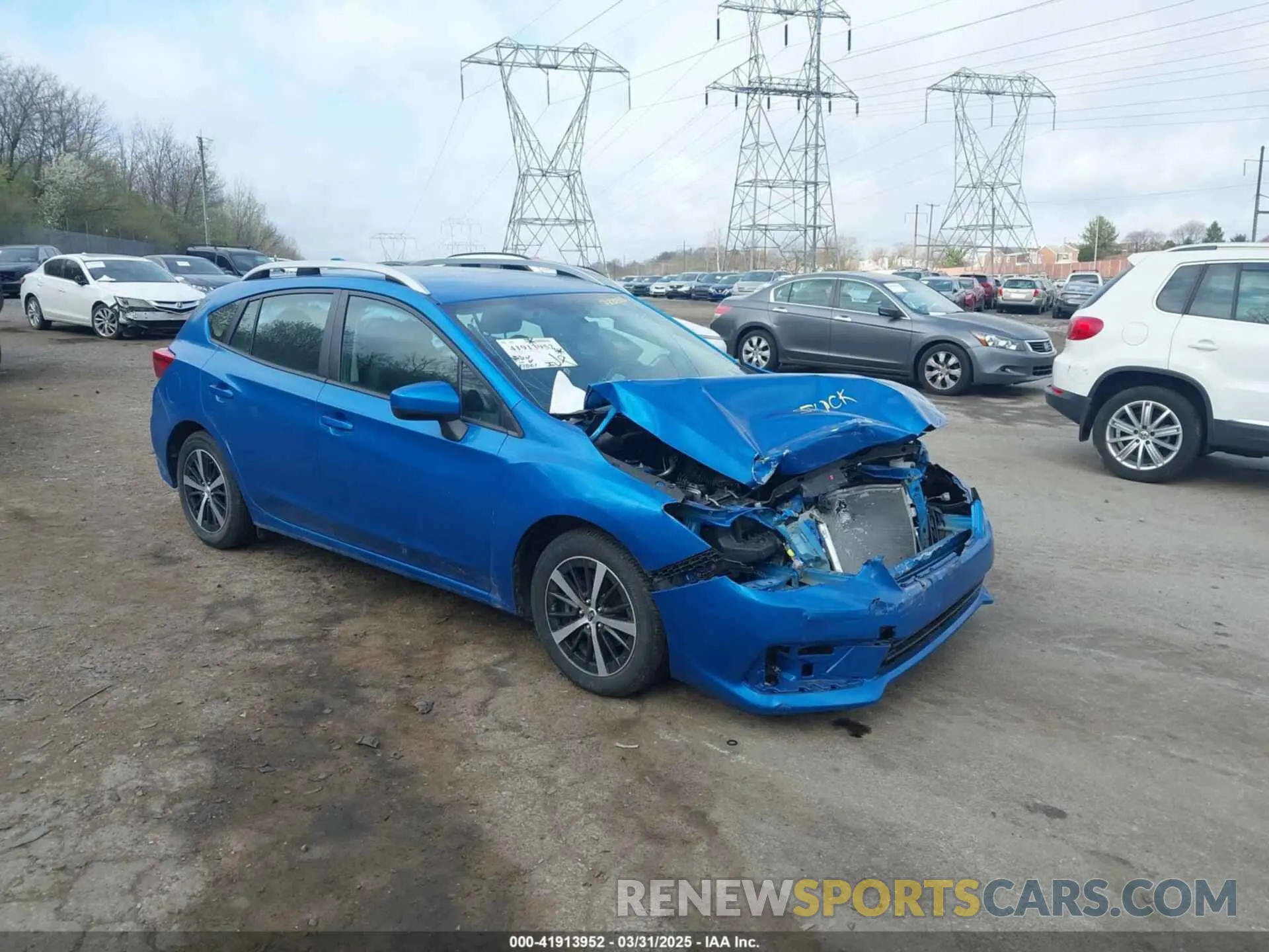 1 Photograph of a damaged car 4S3GTAV62N3722875 SUBARU IMPREZA 2022