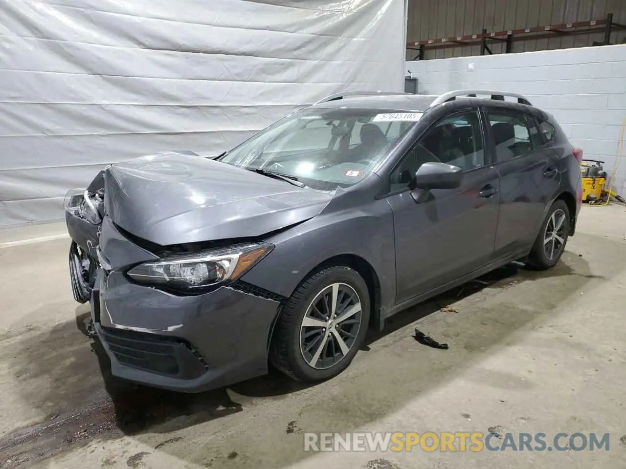 1 Photograph of a damaged car 4S3GTAV63N3715191 SUBARU IMPREZA 2022