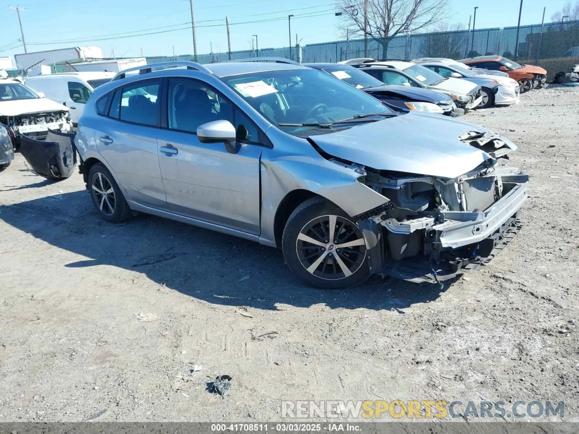 1 Photograph of a damaged car 4S3GTAV69N3709427 SUBARU IMPREZA 2022