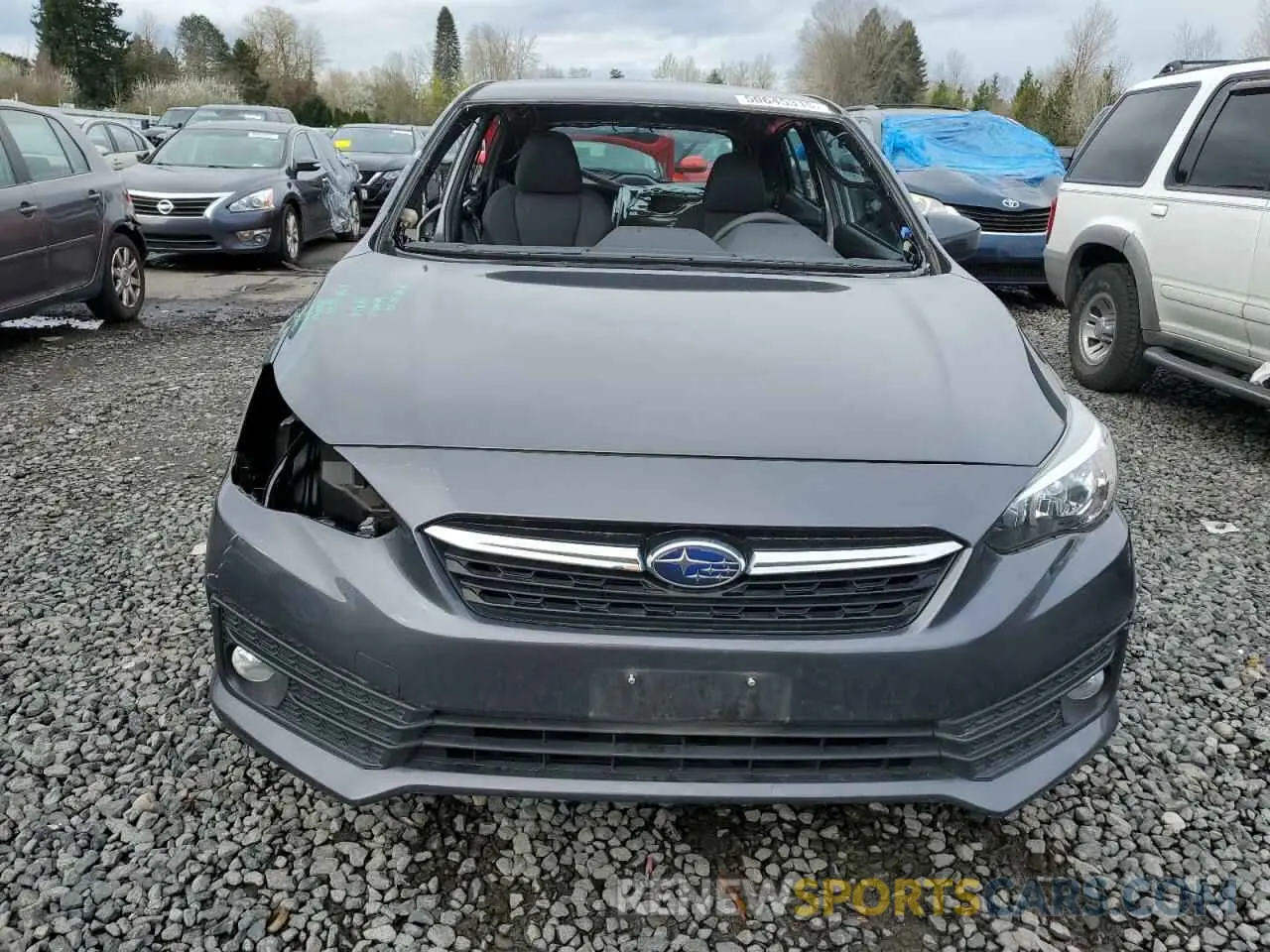 5 Photograph of a damaged car 4S3GTAV69N3725854 SUBARU IMPREZA 2022