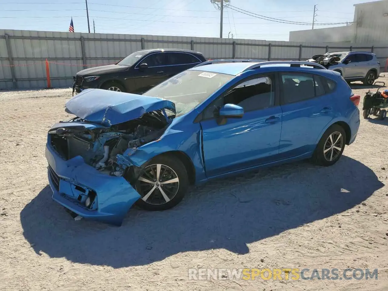 1 Photograph of a damaged car 4S3GTAV6XN3715527 SUBARU IMPREZA 2022