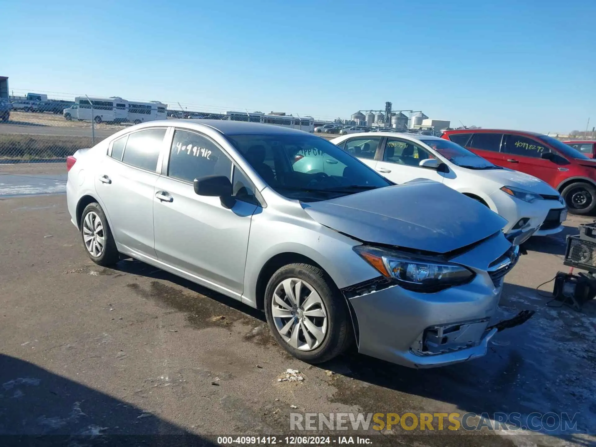 1 Photograph of a damaged car 4S3GKAB63P3603260 SUBARU IMPREZA 2023