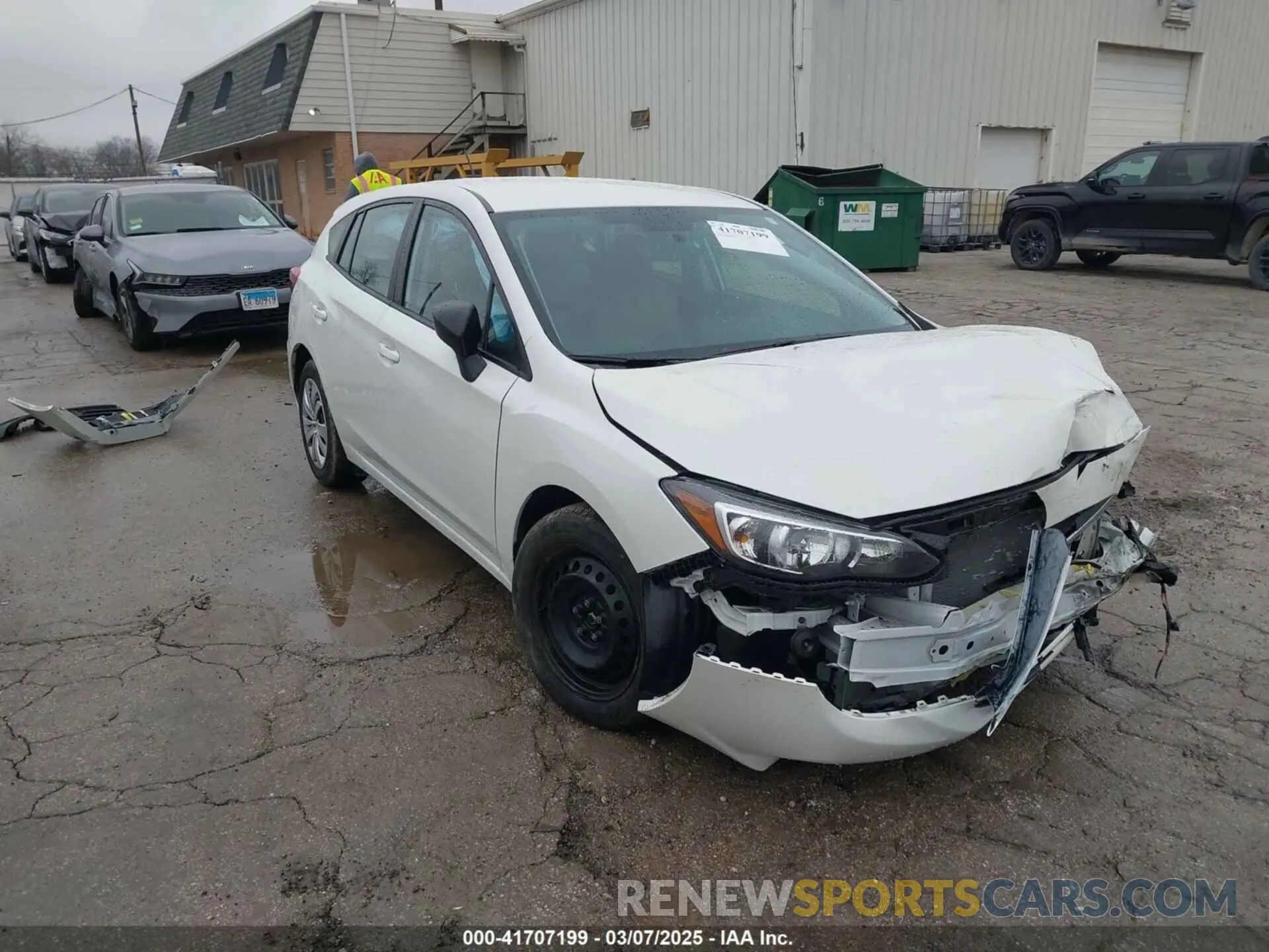 1 Photograph of a damaged car 4S3GTAB62P3715545 SUBARU IMPREZA 2023