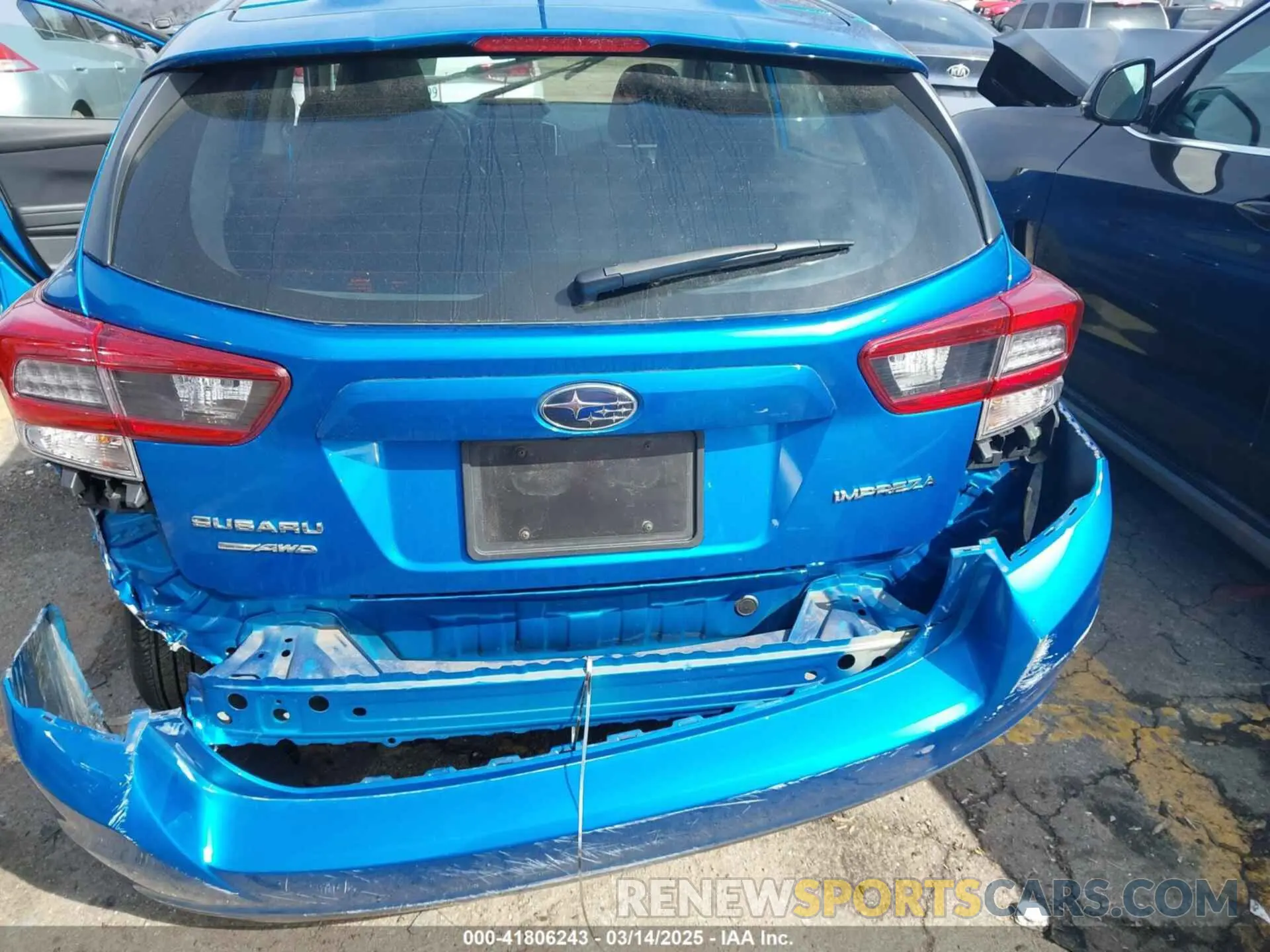 6 Photograph of a damaged car 4S3GTAB63P3703761 SUBARU IMPREZA 2023