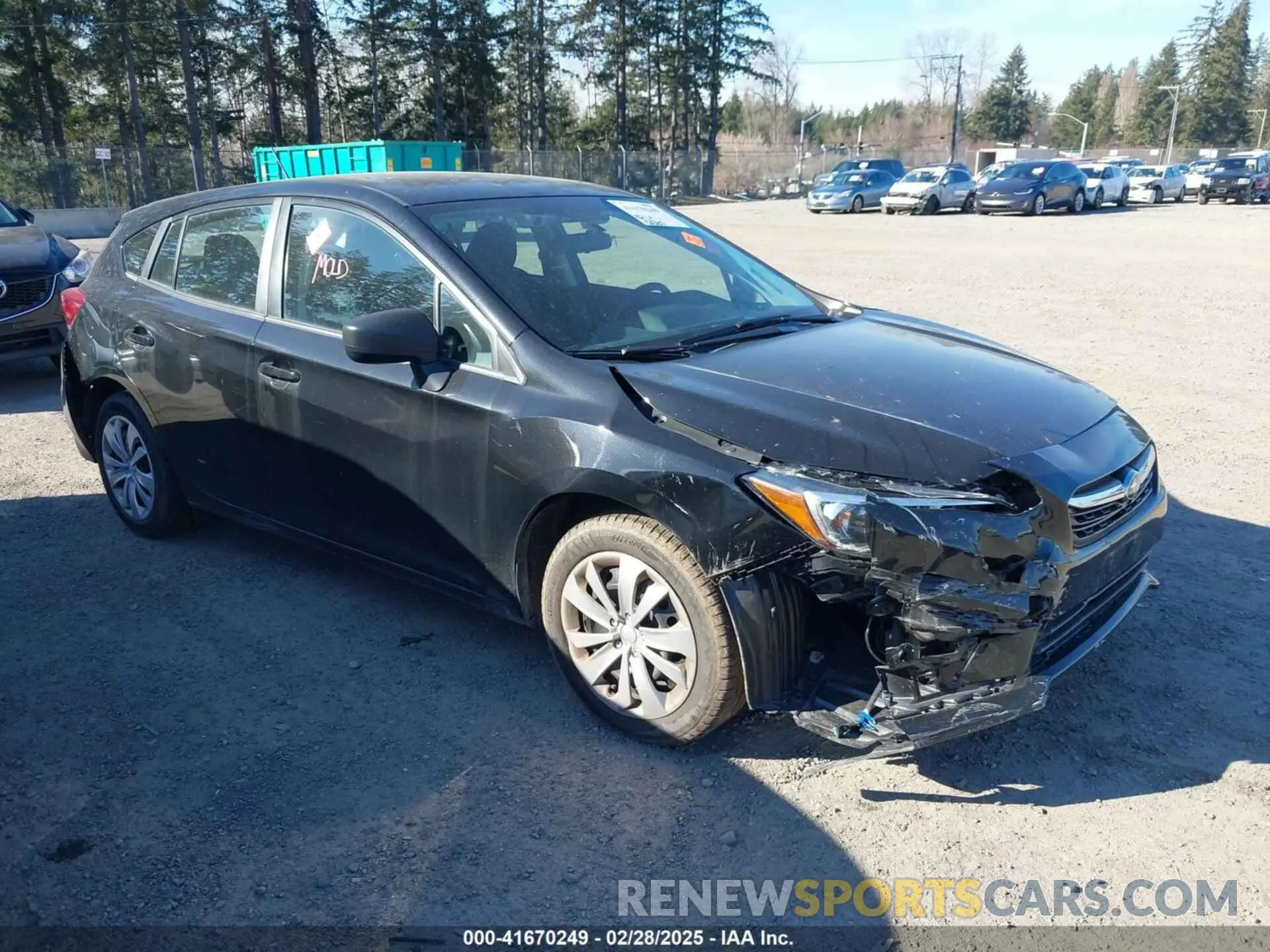 1 Photograph of a damaged car 4S3GTAB65P3700389 SUBARU IMPREZA 2023