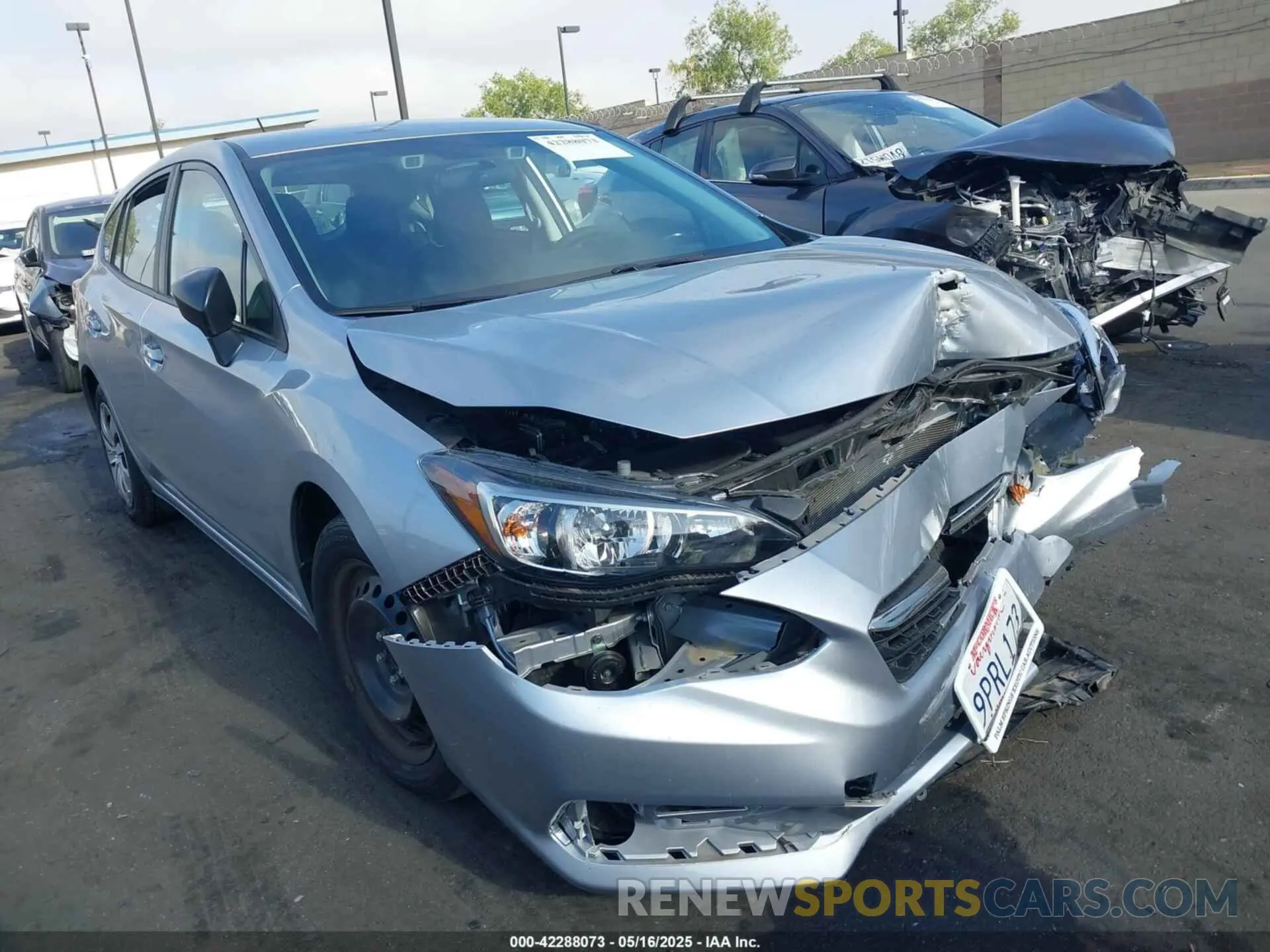 1 Photograph of a damaged car 4S3GTAB66P3706993 SUBARU IMPREZA 2023