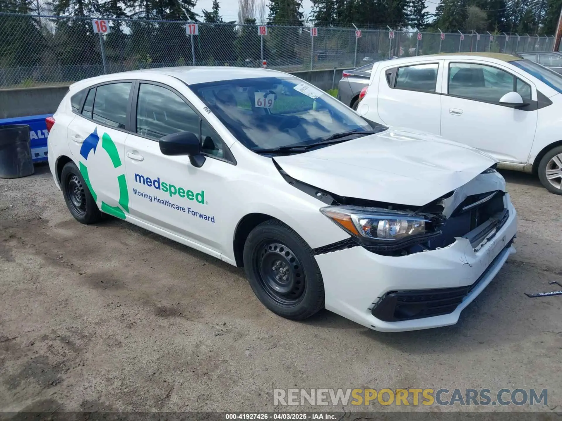 1 Photograph of a damaged car 4S3GTAB66P3708873 SUBARU IMPREZA 2023