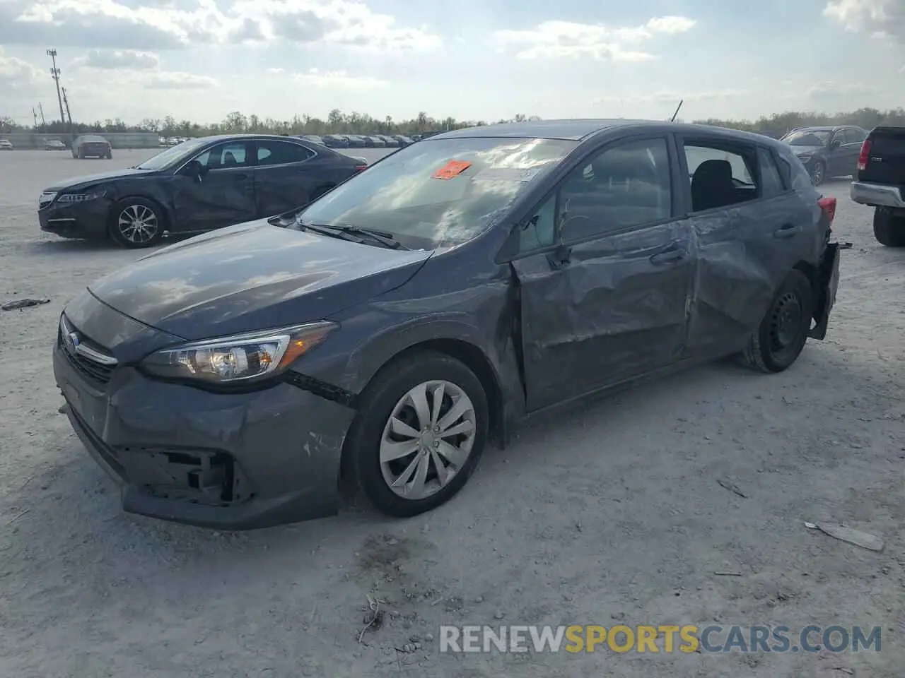 1 Photograph of a damaged car 4S3GTAB6XP3701148 SUBARU IMPREZA 2023