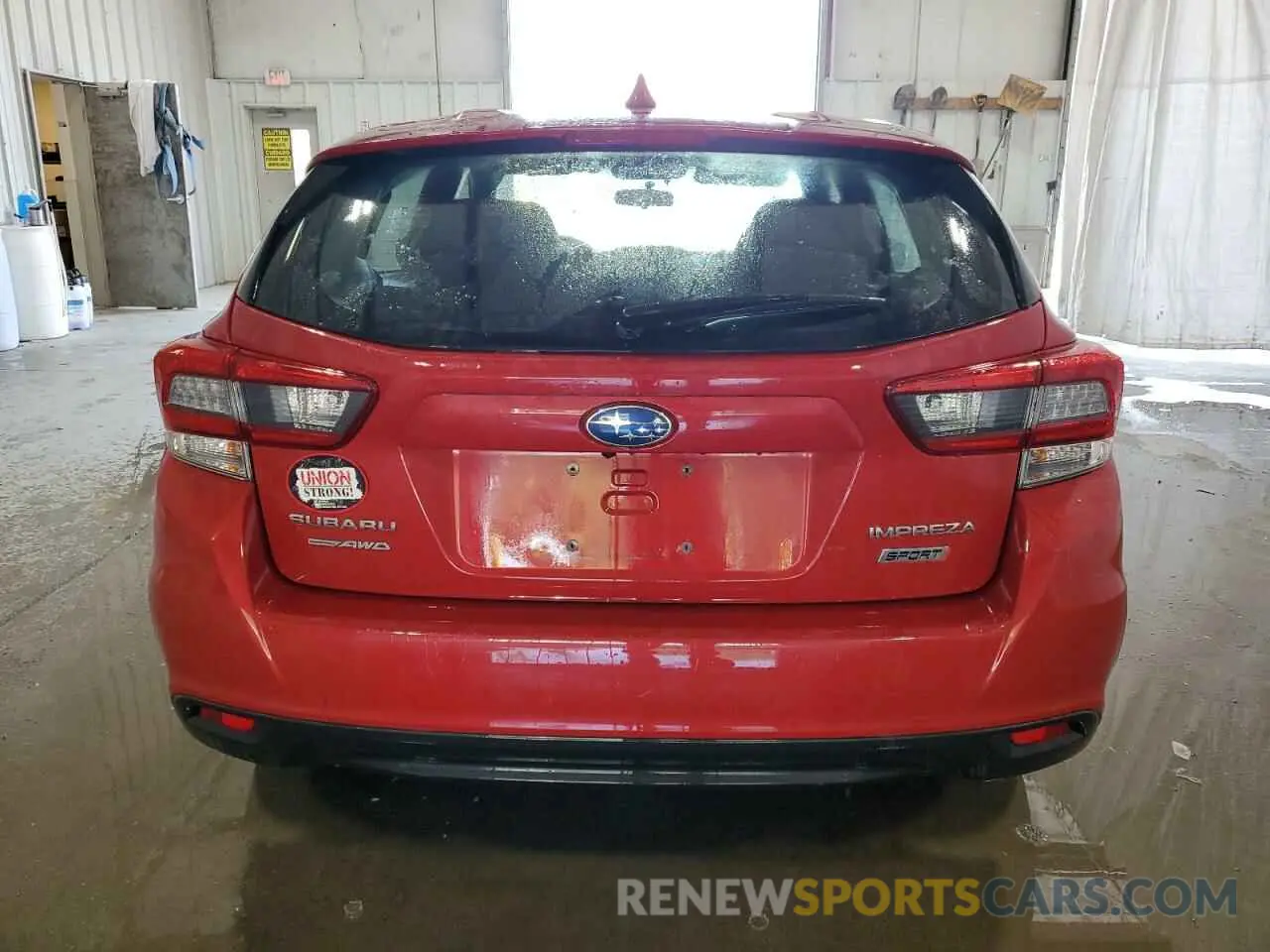 6 Photograph of a damaged car 4S3GTAJ6XP1714902 SUBARU IMPREZA 2023