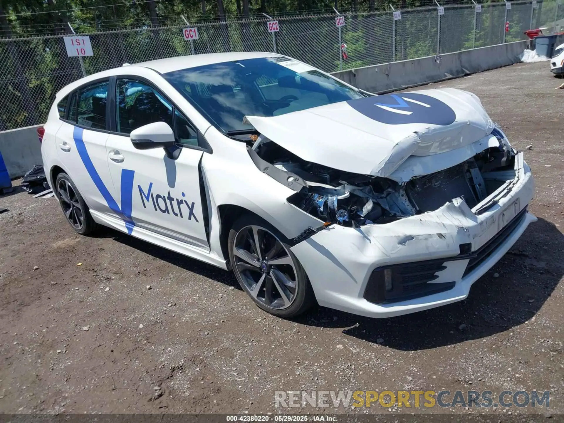 1 Photograph of a damaged car 4S3GTAL65P3712217 SUBARU IMPREZA 2023