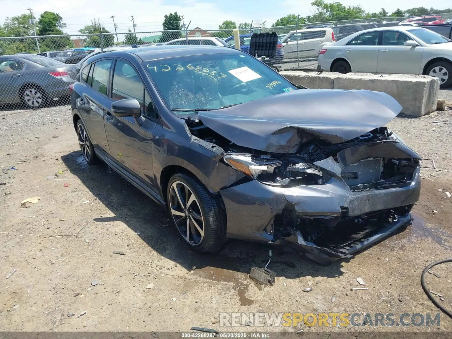 1 Photograph of a damaged car 4S3GTAM60P3719834 SUBARU IMPREZA 2023