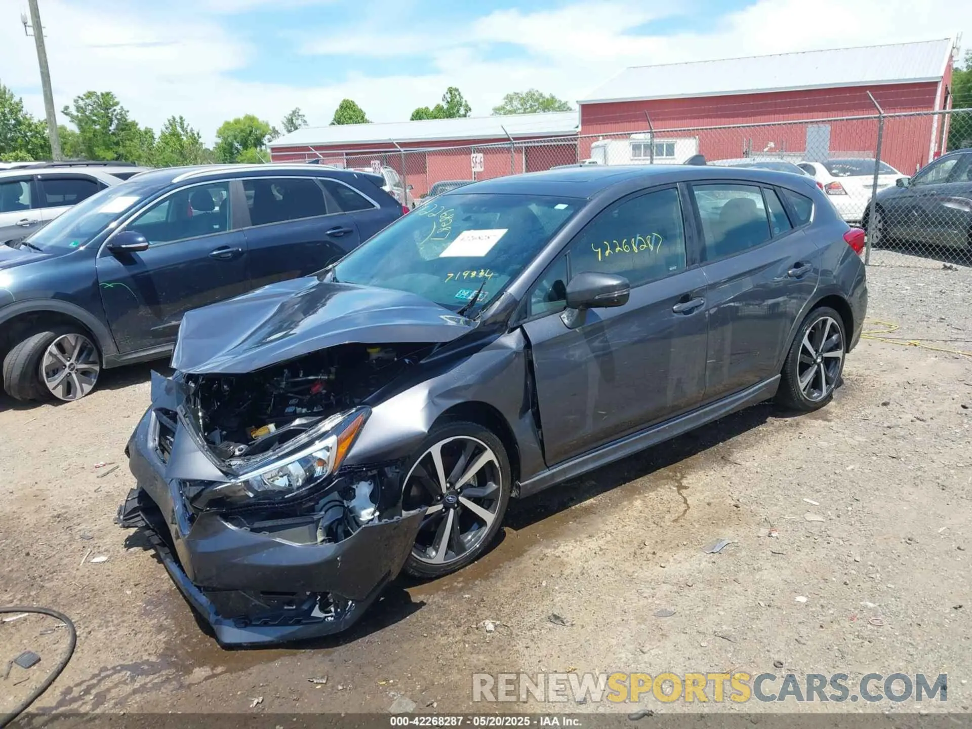 2 Photograph of a damaged car 4S3GTAM60P3719834 SUBARU IMPREZA 2023