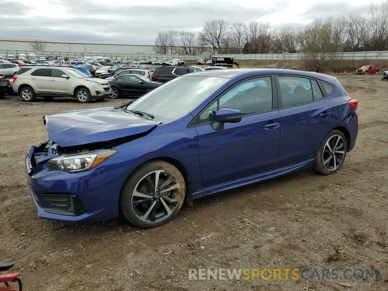 1 Photograph of a damaged car 4S3GTAM65P3711034 SUBARU IMPREZA 2023