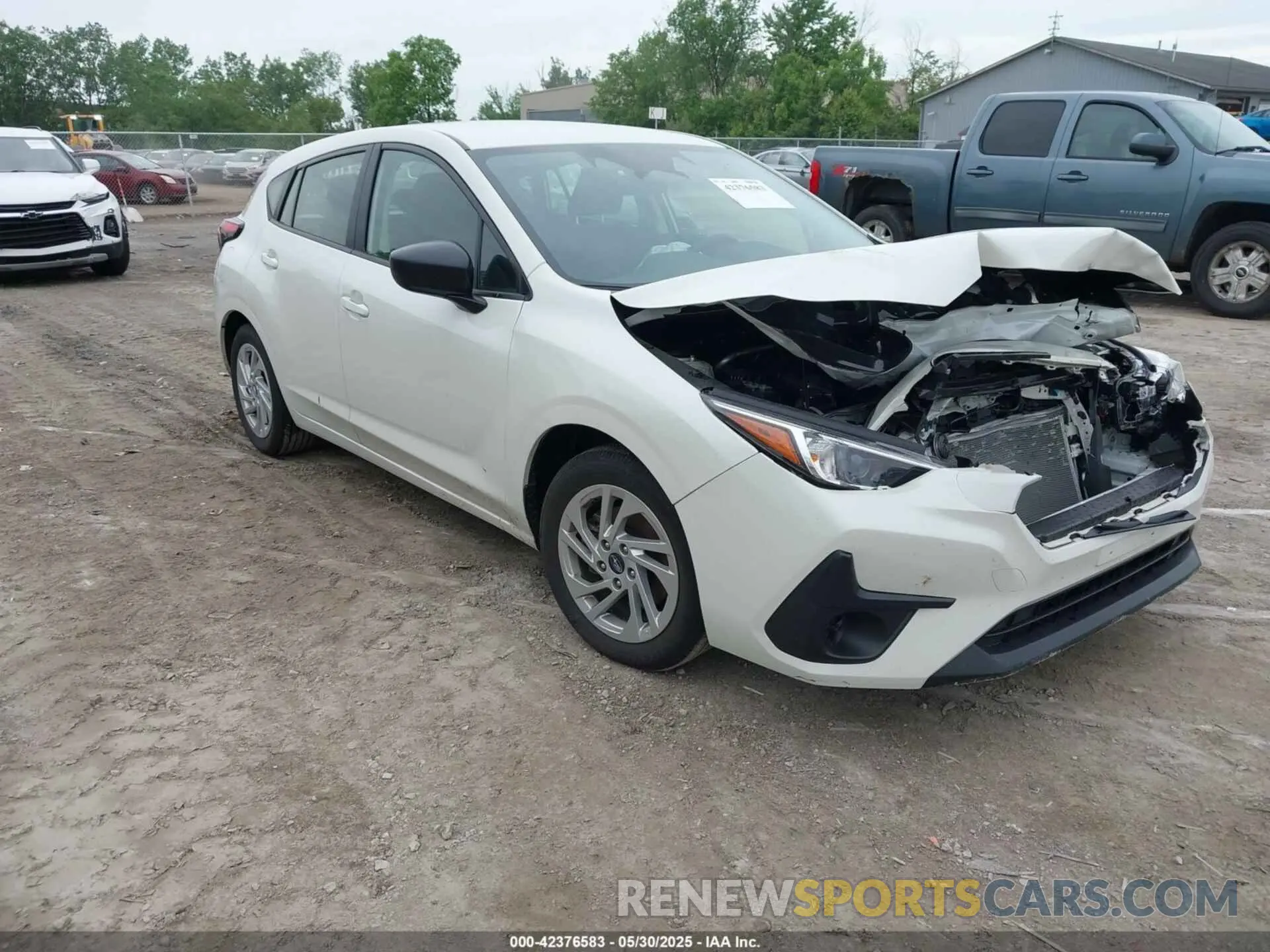 1 Photograph of a damaged car JF1GUABC1R8346420 SUBARU IMPREZA 2024