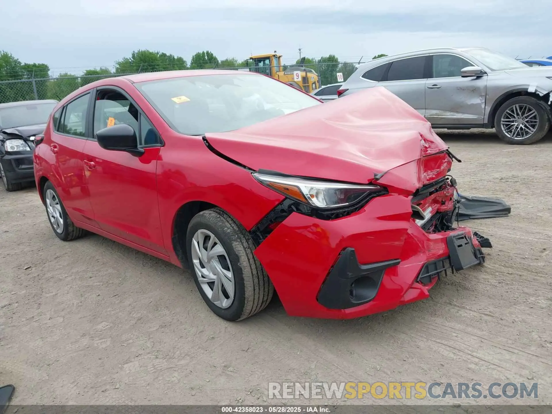 1 Photograph of a damaged car JF1GUABC1R8369339 SUBARU IMPREZA 2024