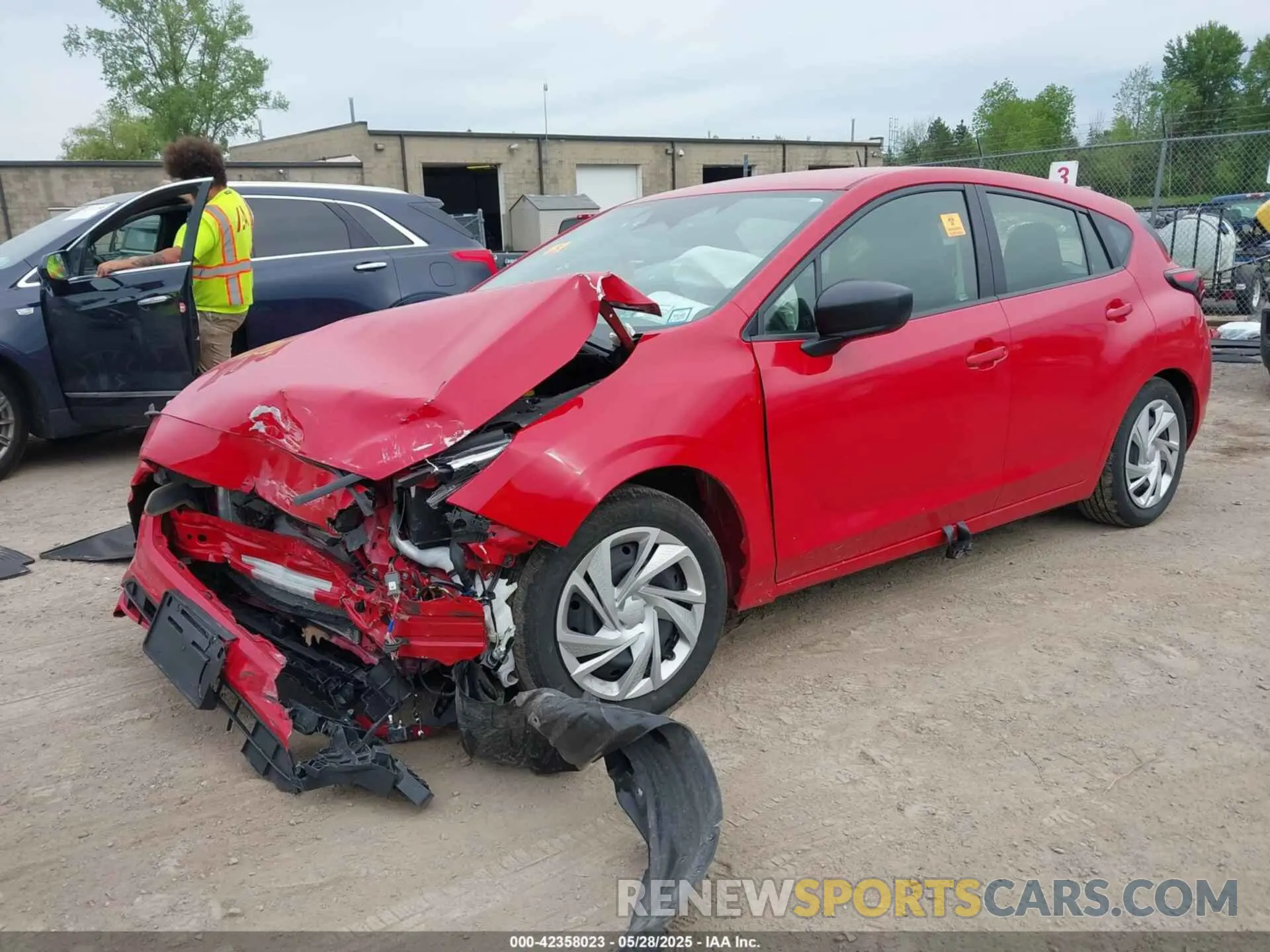 2 Photograph of a damaged car JF1GUABC1R8369339 SUBARU IMPREZA 2024