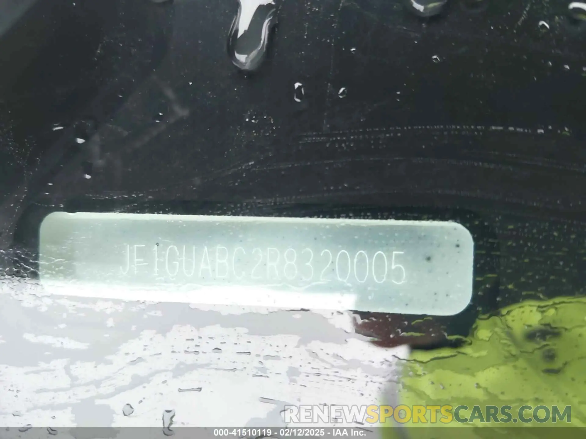 9 Photograph of a damaged car JF1GUABC2R8320005 SUBARU IMPREZA 2024