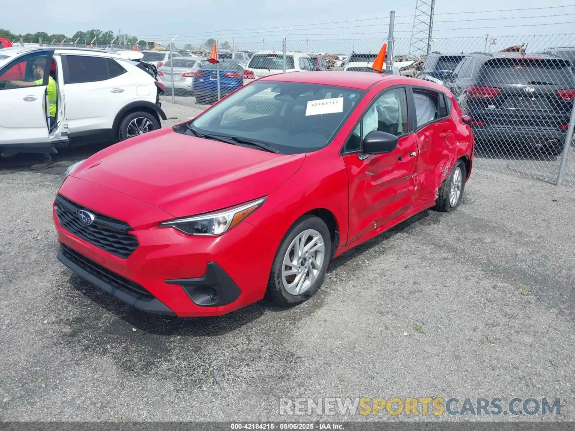 2 Photograph of a damaged car JF1GUABC4R8276492 SUBARU IMPREZA 2024