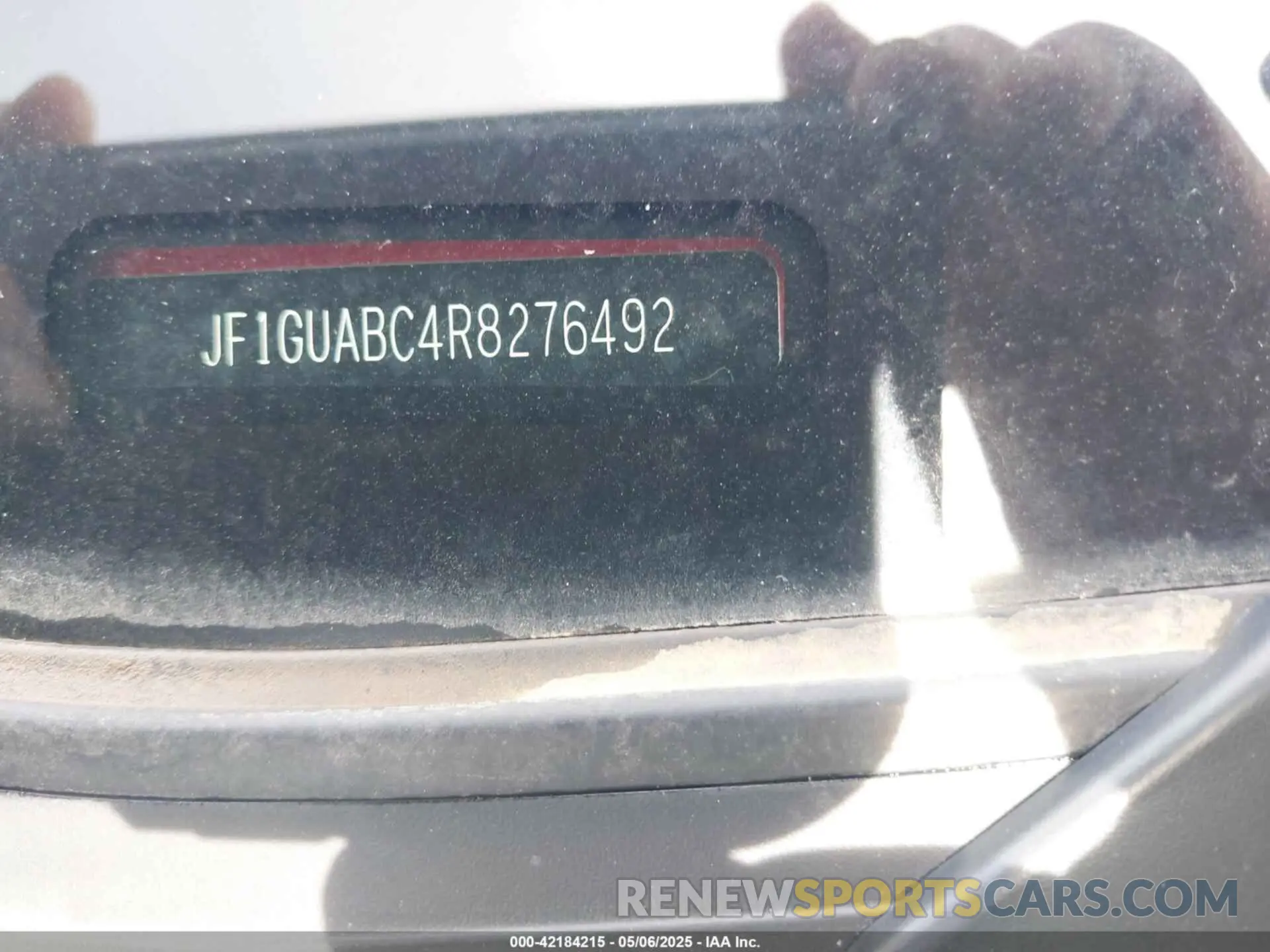 9 Photograph of a damaged car JF1GUABC4R8276492 SUBARU IMPREZA 2024