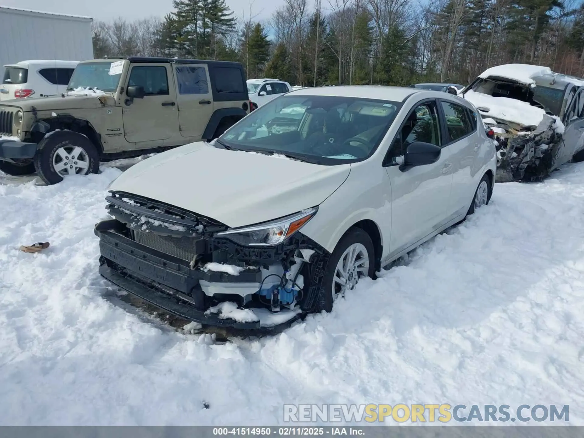 2 Photograph of a damaged car JF1GUABC4R8325612 SUBARU IMPREZA 2024