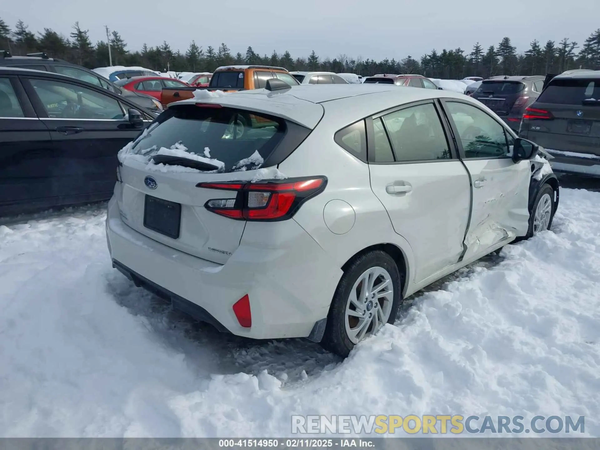 4 Photograph of a damaged car JF1GUABC4R8325612 SUBARU IMPREZA 2024
